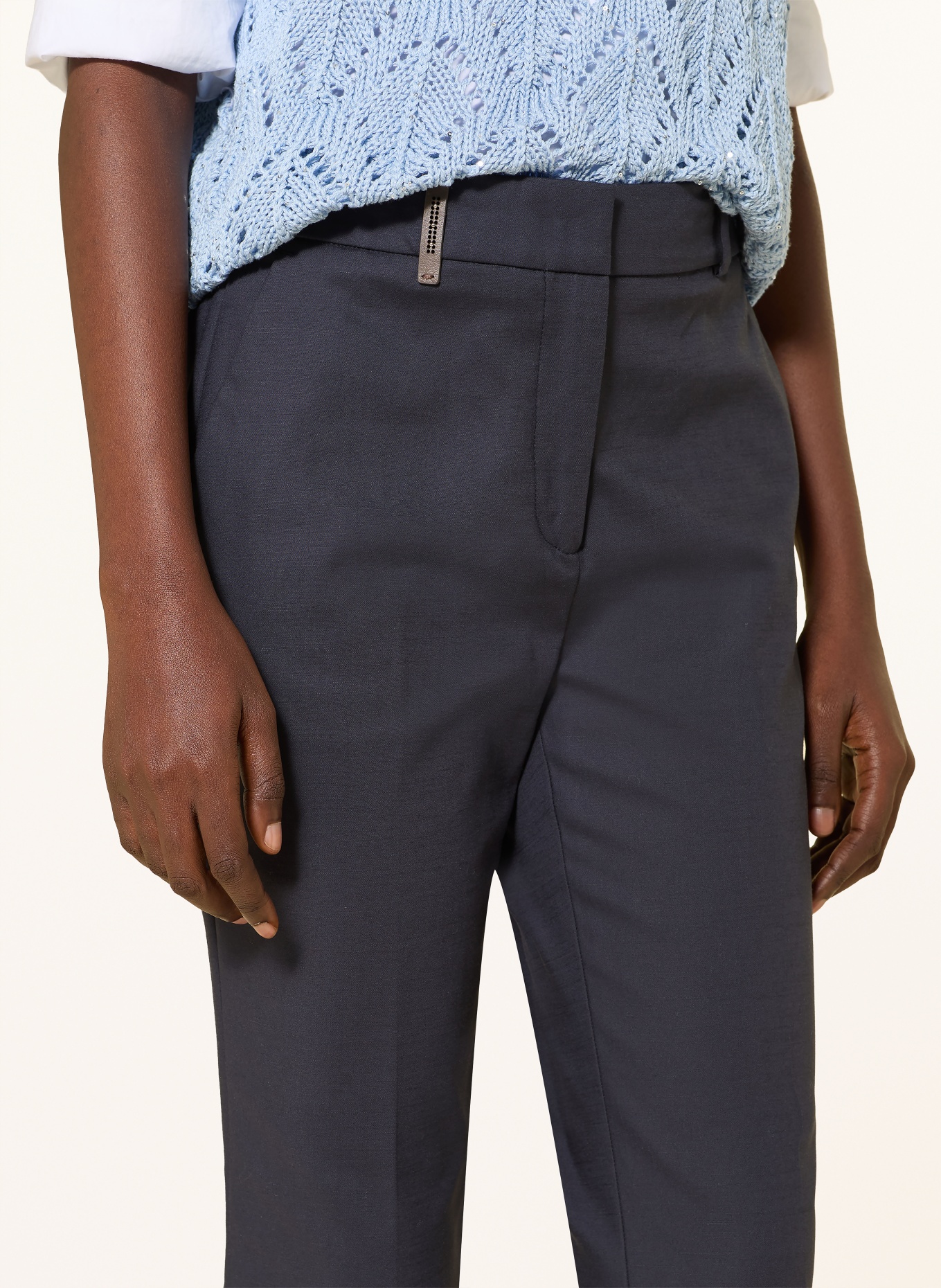 PESERICO Broek: DONKERBLAUW