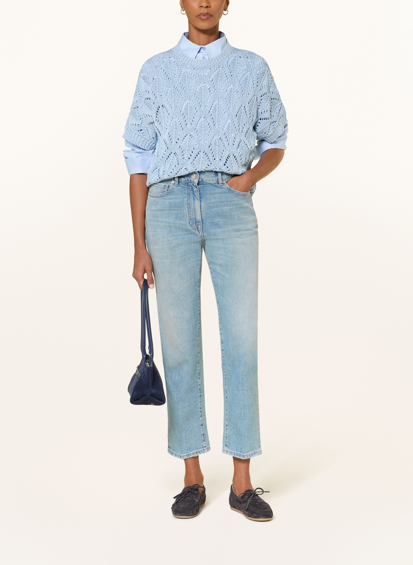 PESERICO Krátké džíny: 960 Ink