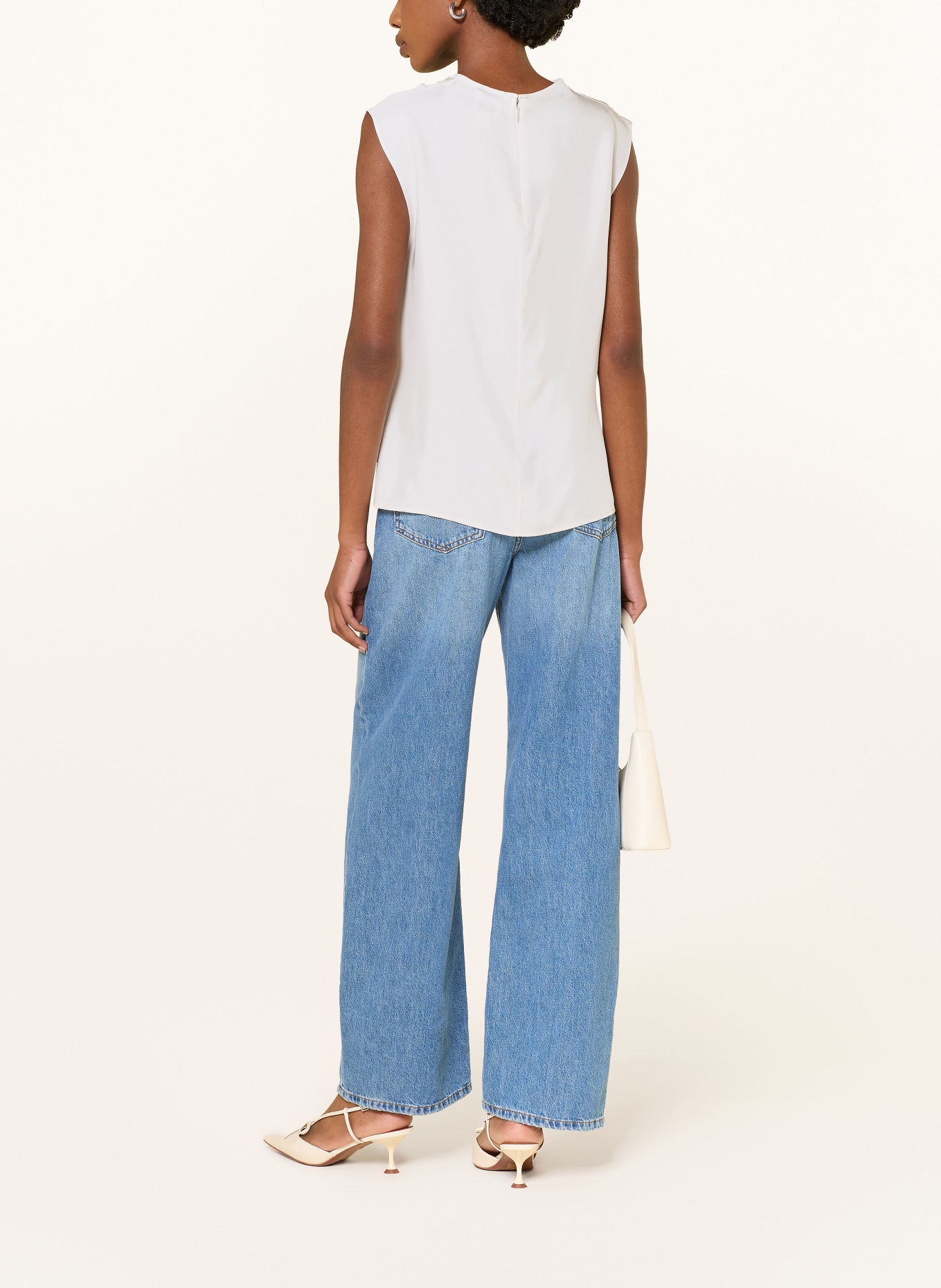 Calvin Klein Blouse top: CREAM
