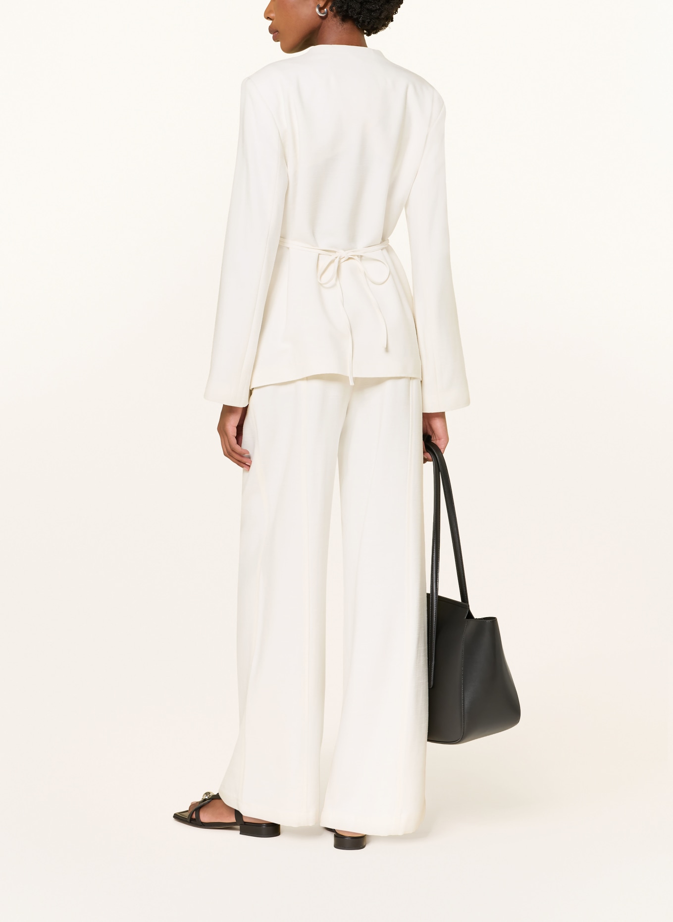 Calvin Klein Marlene pants: CREAM