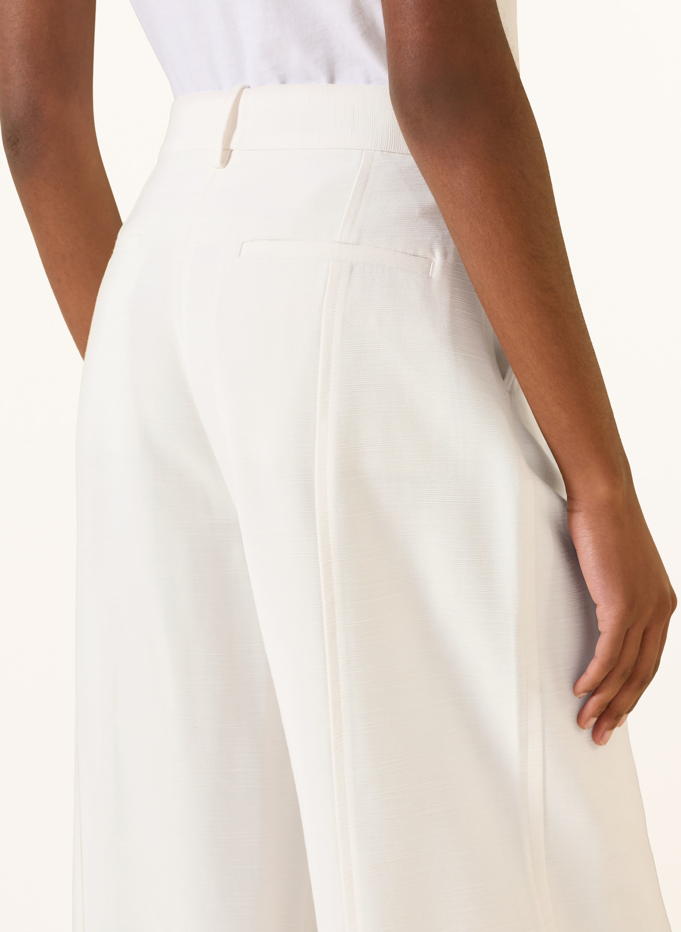 Calvin Klein Marlene pants: CREAM