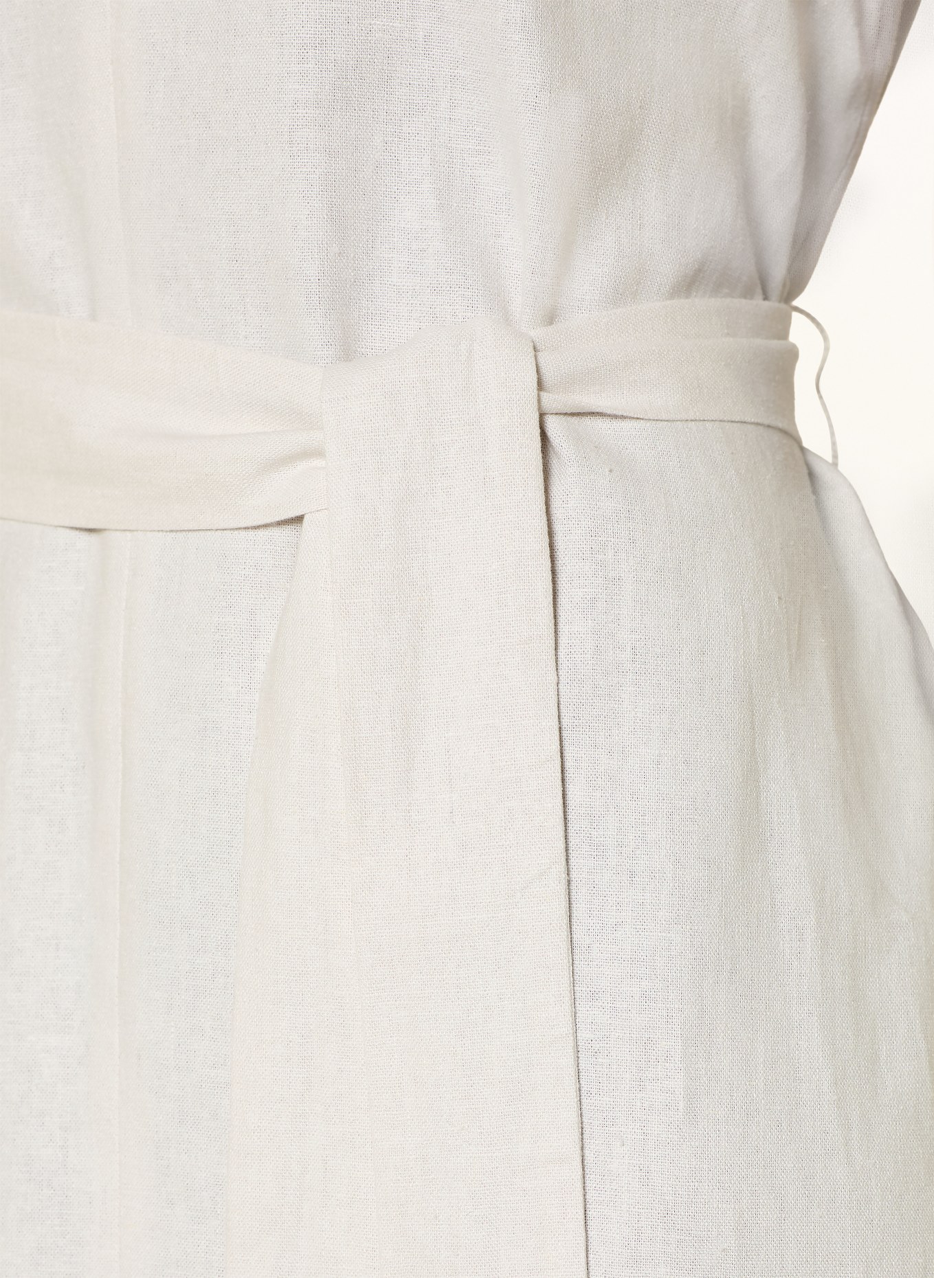 Calvin Klein Kleid mit Leinen: HELLGRAU