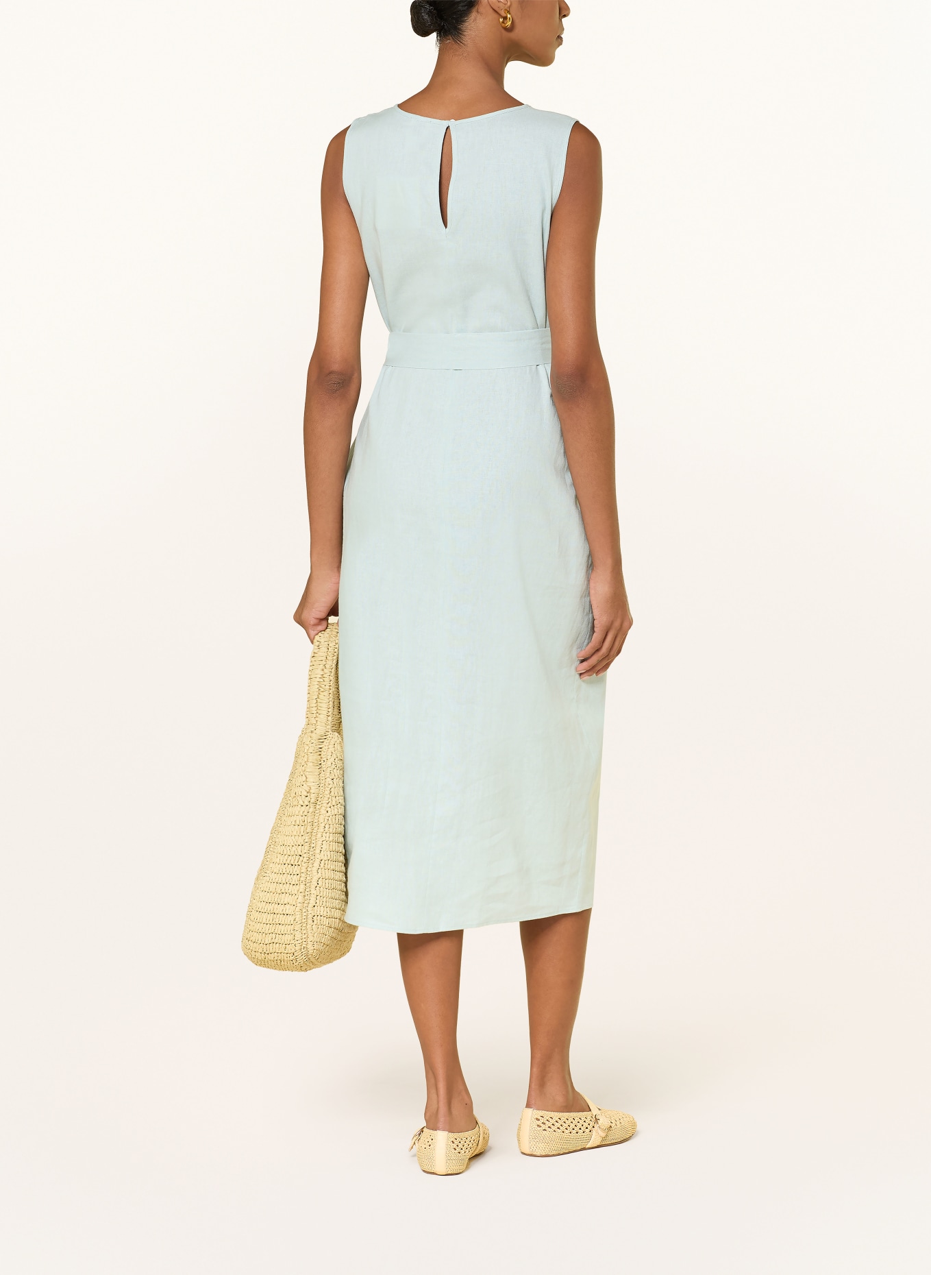 Calvin Klein Sukienka z lnu: MIĘTOWY