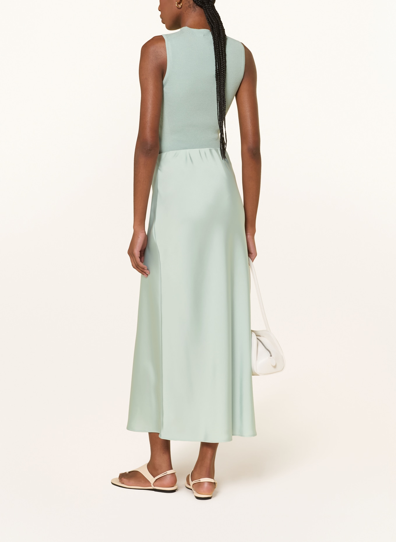 Calvin Klein Satynowa spódnica: MIĘTOWY