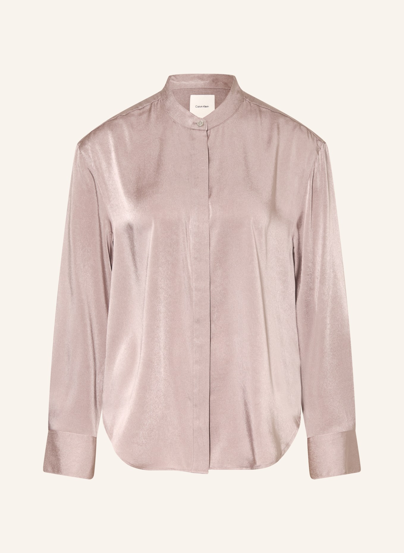 Calvin Klein Satinbluse: TAUPE