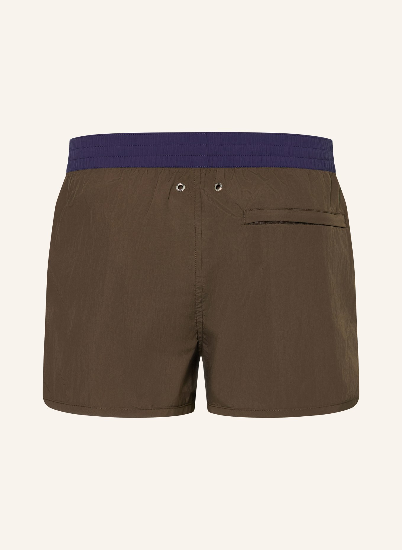 CDLP Swim shorts: BROWN / DARK BLUE