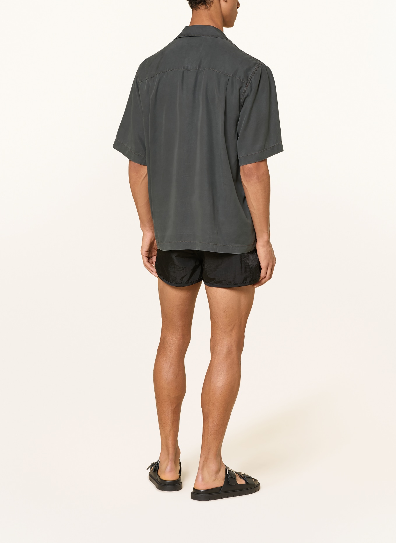 CDLP Koszula wypoczynkowa o regularnym kroju: CIEMNOZIELONY