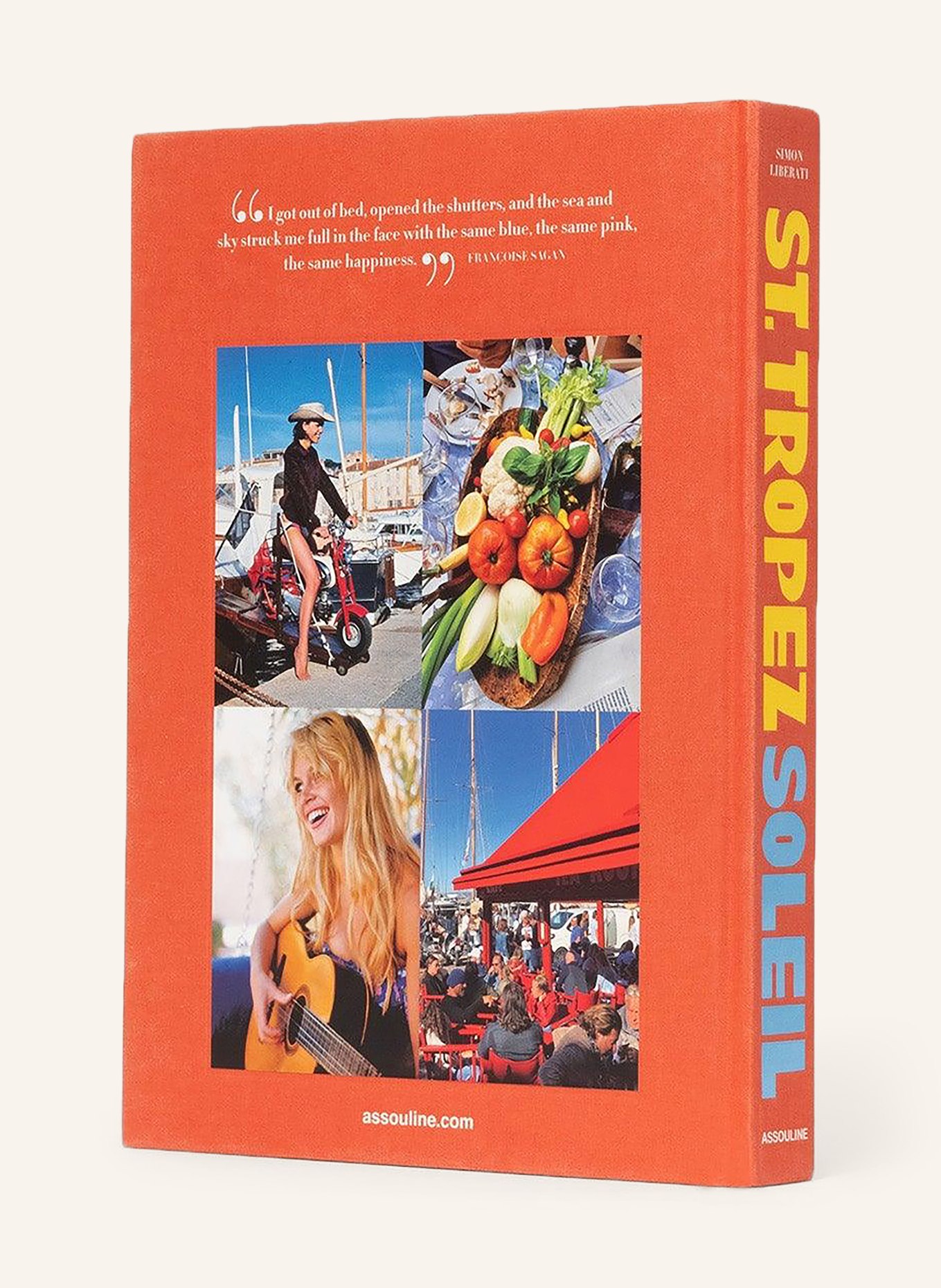 ASSOULINE Book: ST. TROPEZ SOLEIL: DARK ORANGE / YELLOW / BLUE