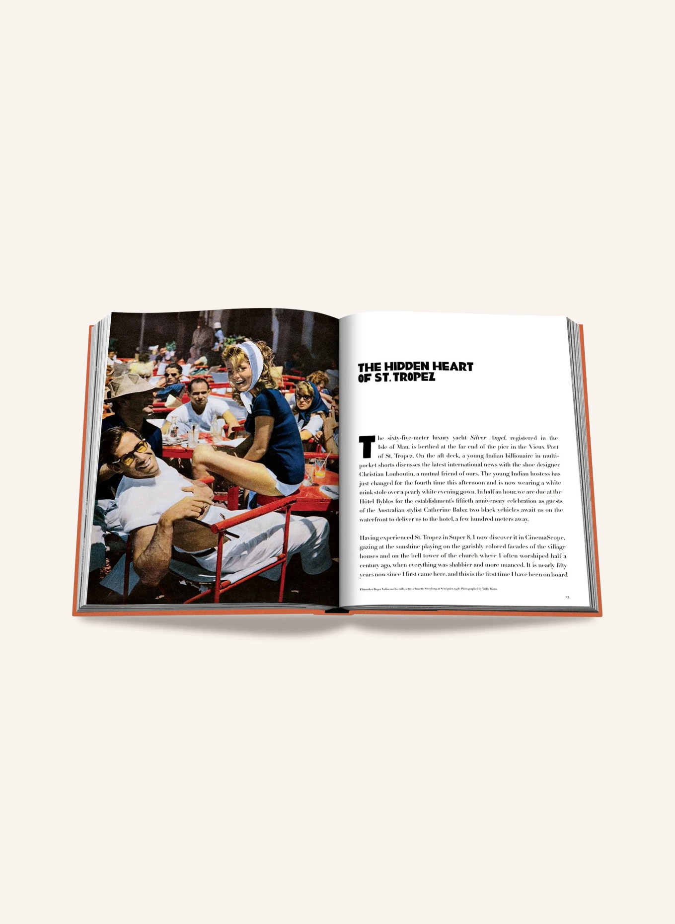 ASSOULINE Book: ST. TROPEZ SOLEIL: DARK ORANGE / YELLOW / BLUE