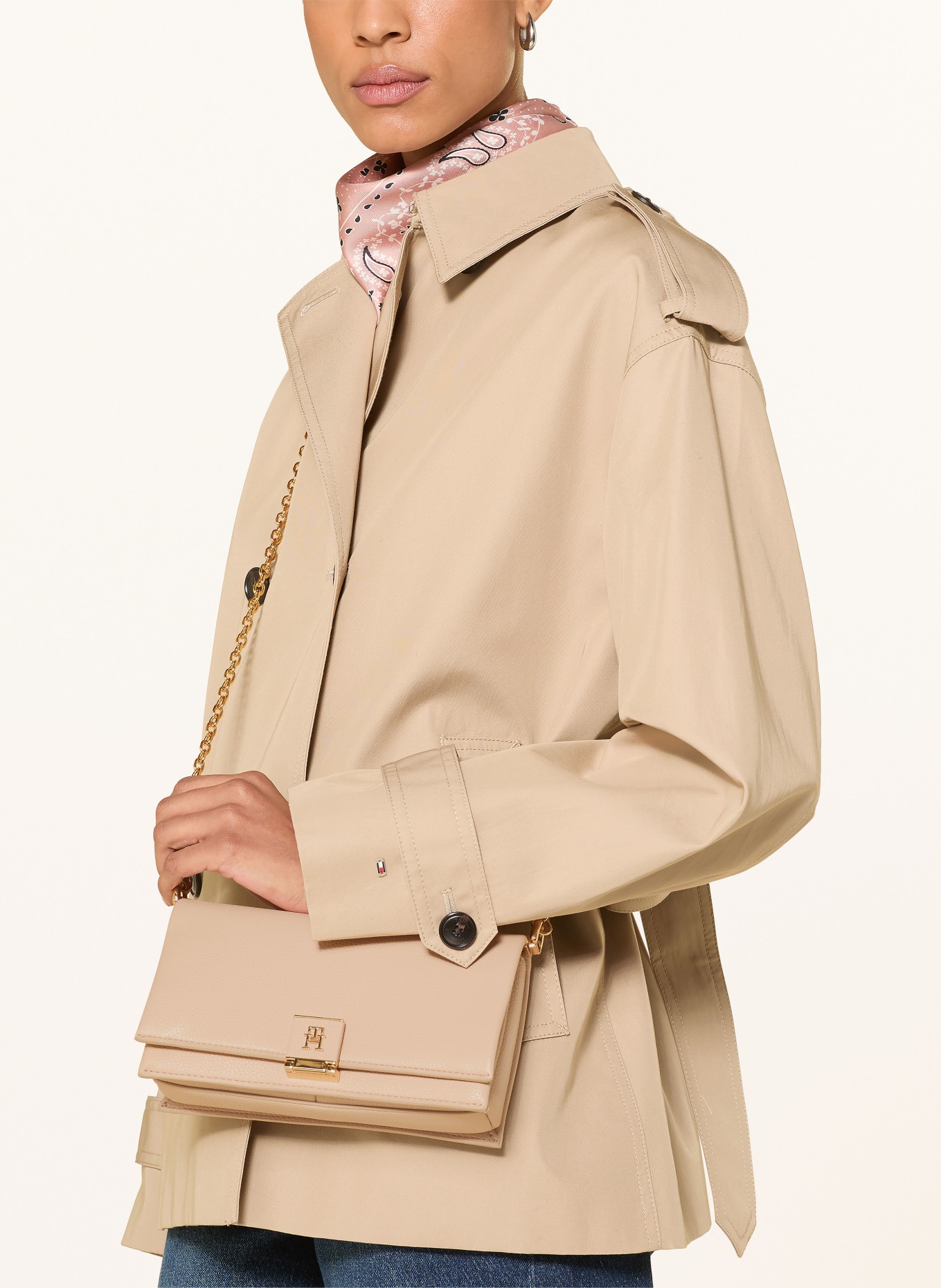 TOMMY HILFIGER schoudertas: ROSÉ