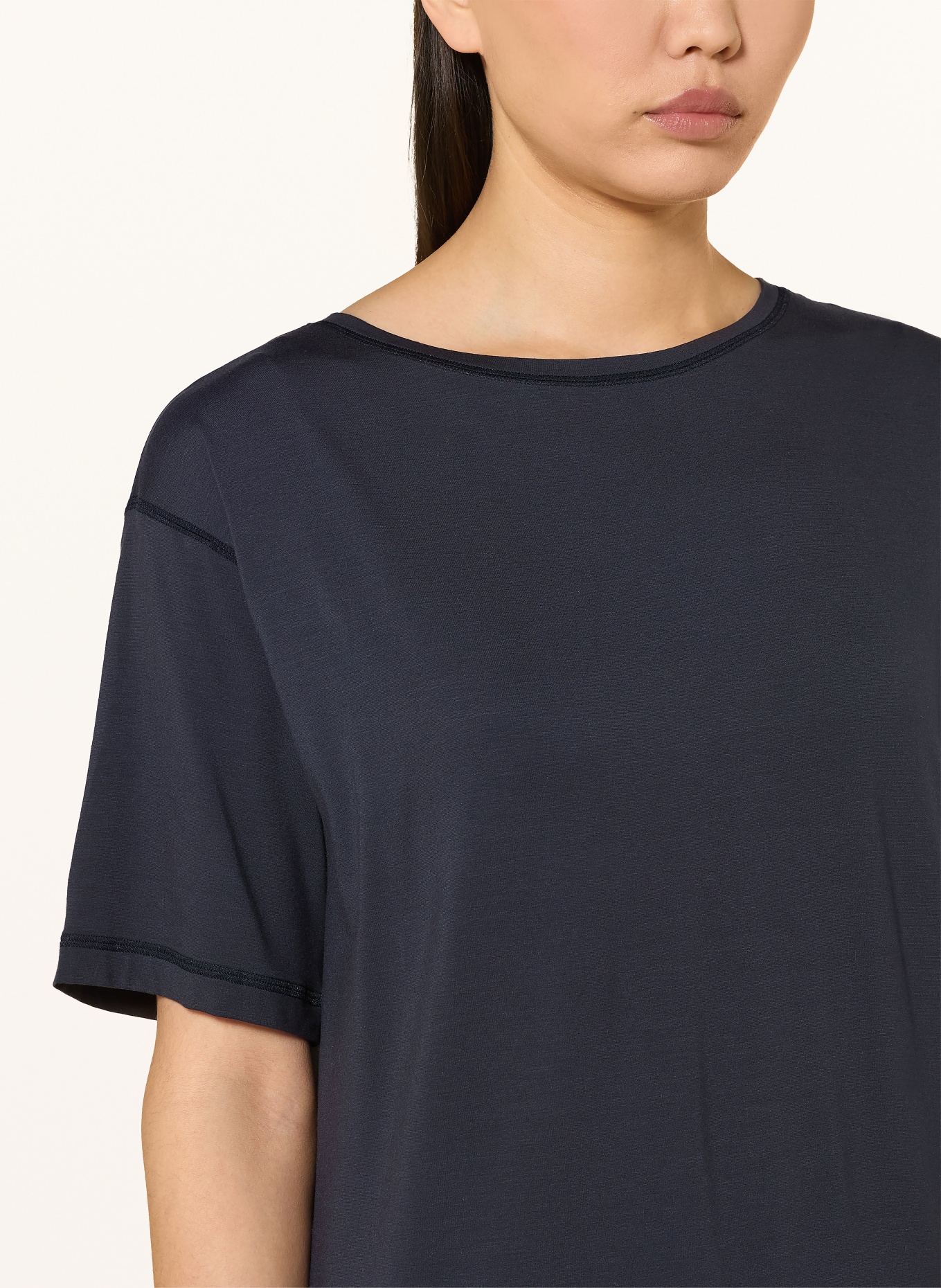 CALIDA Schlafshirt DSW BALANCING: DUNKELBLAU