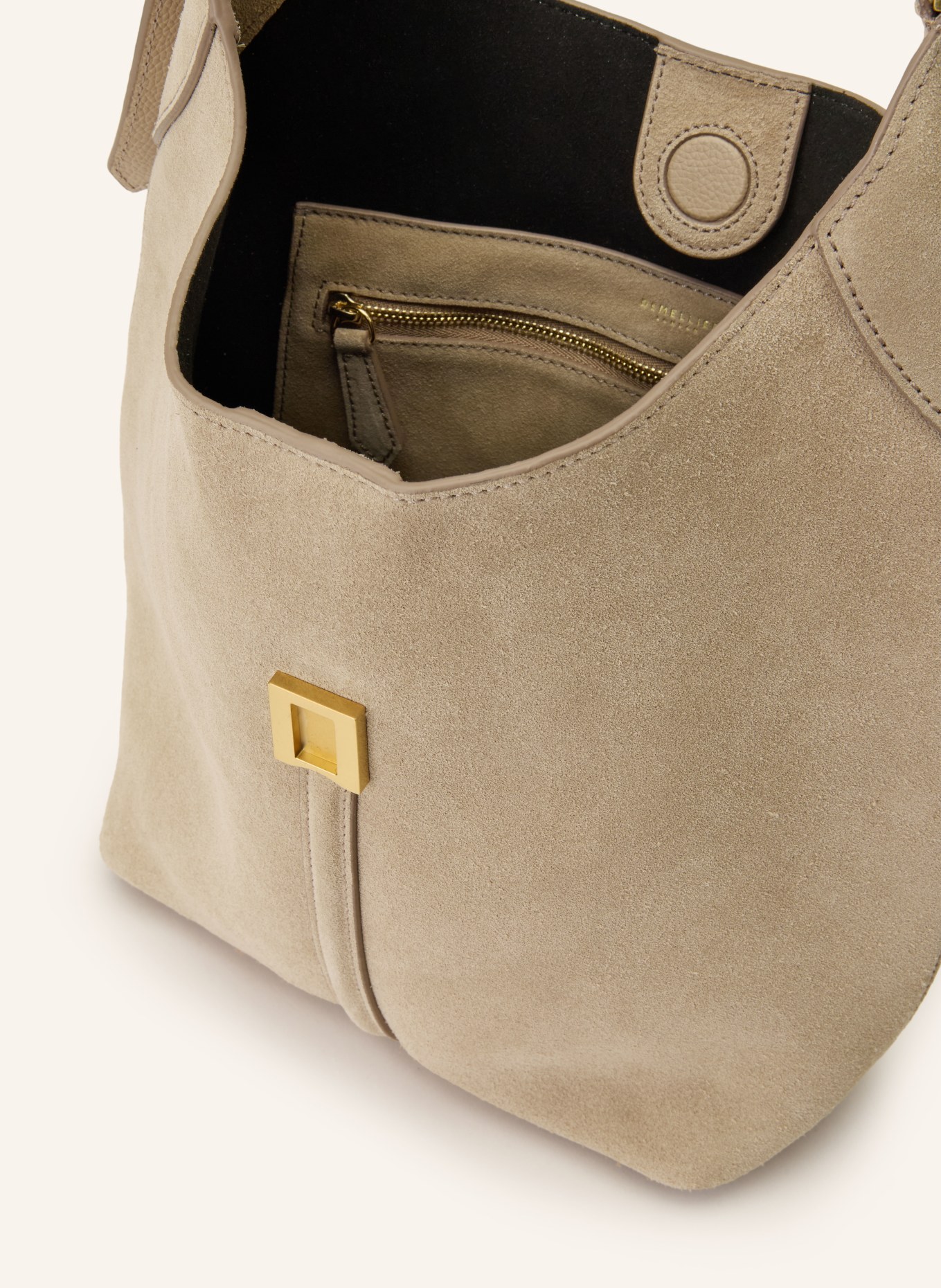 DEMELLIER Taška přes rameno THE SIENA: BÉŽOVÁ