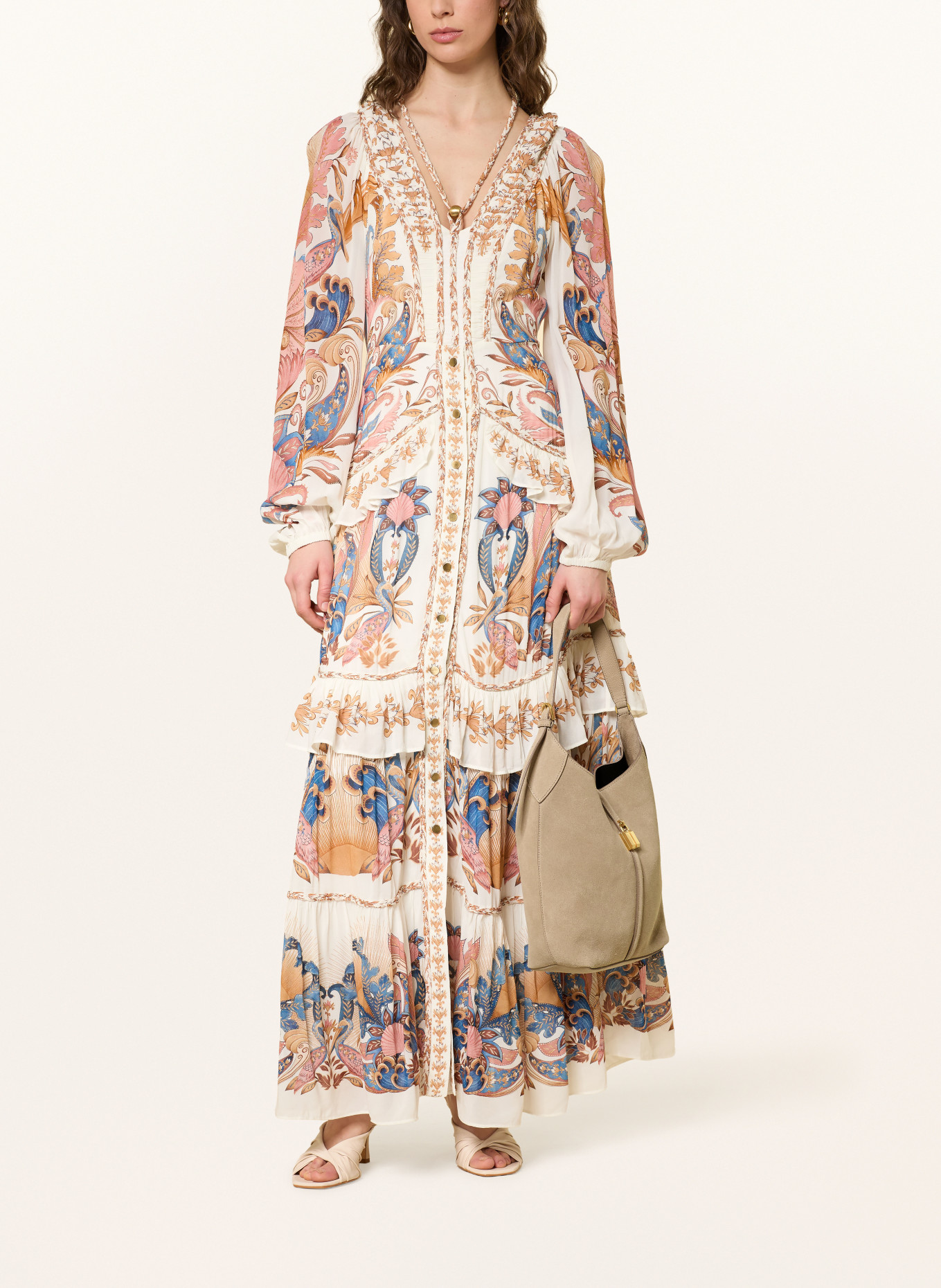 DEMELLIER Taška přes rameno THE SIENA: BÉŽOVÁ