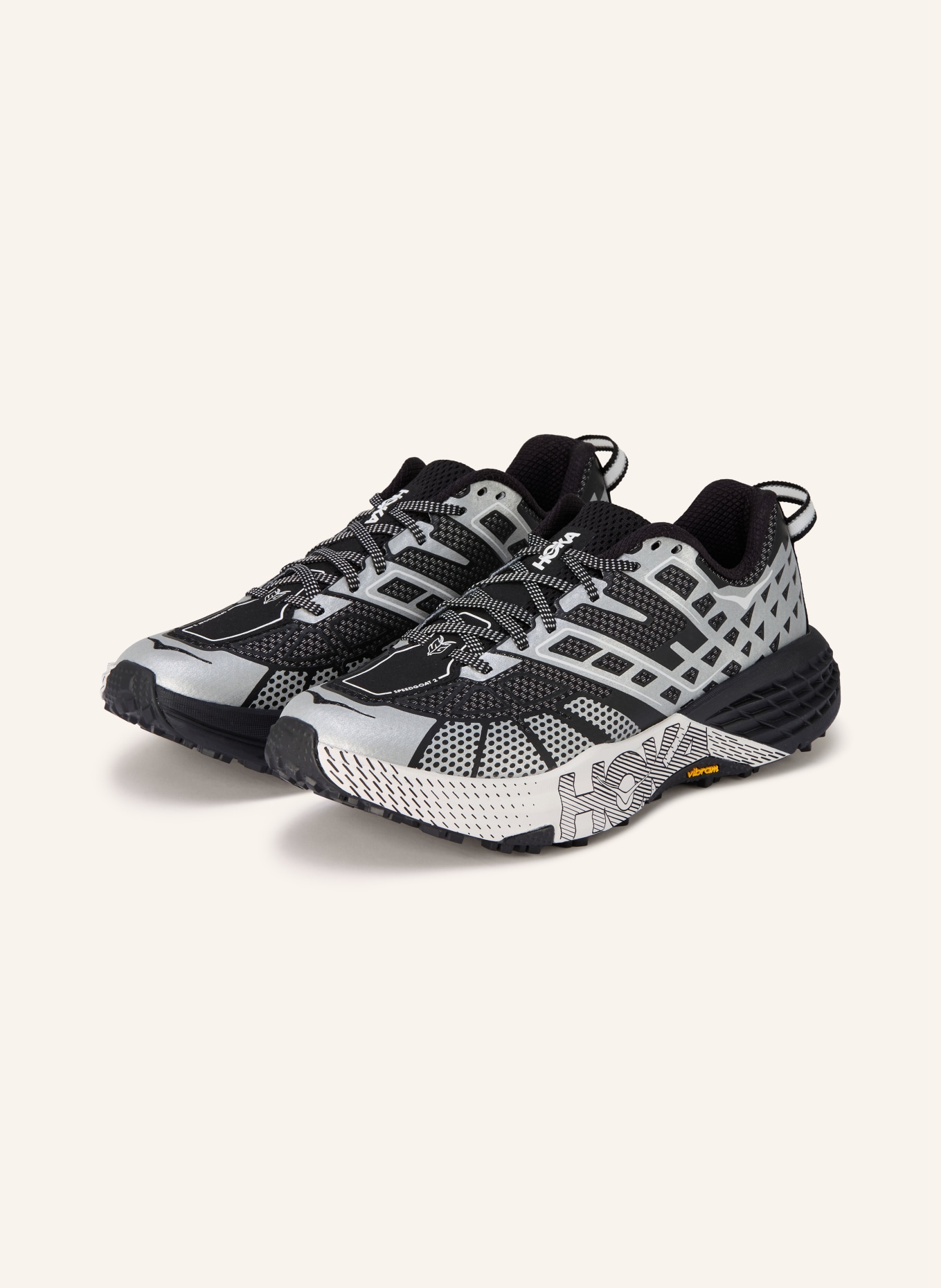 HOKA Sneaker SPEEDGOAT 2: ZWART / ZILVER / WIT