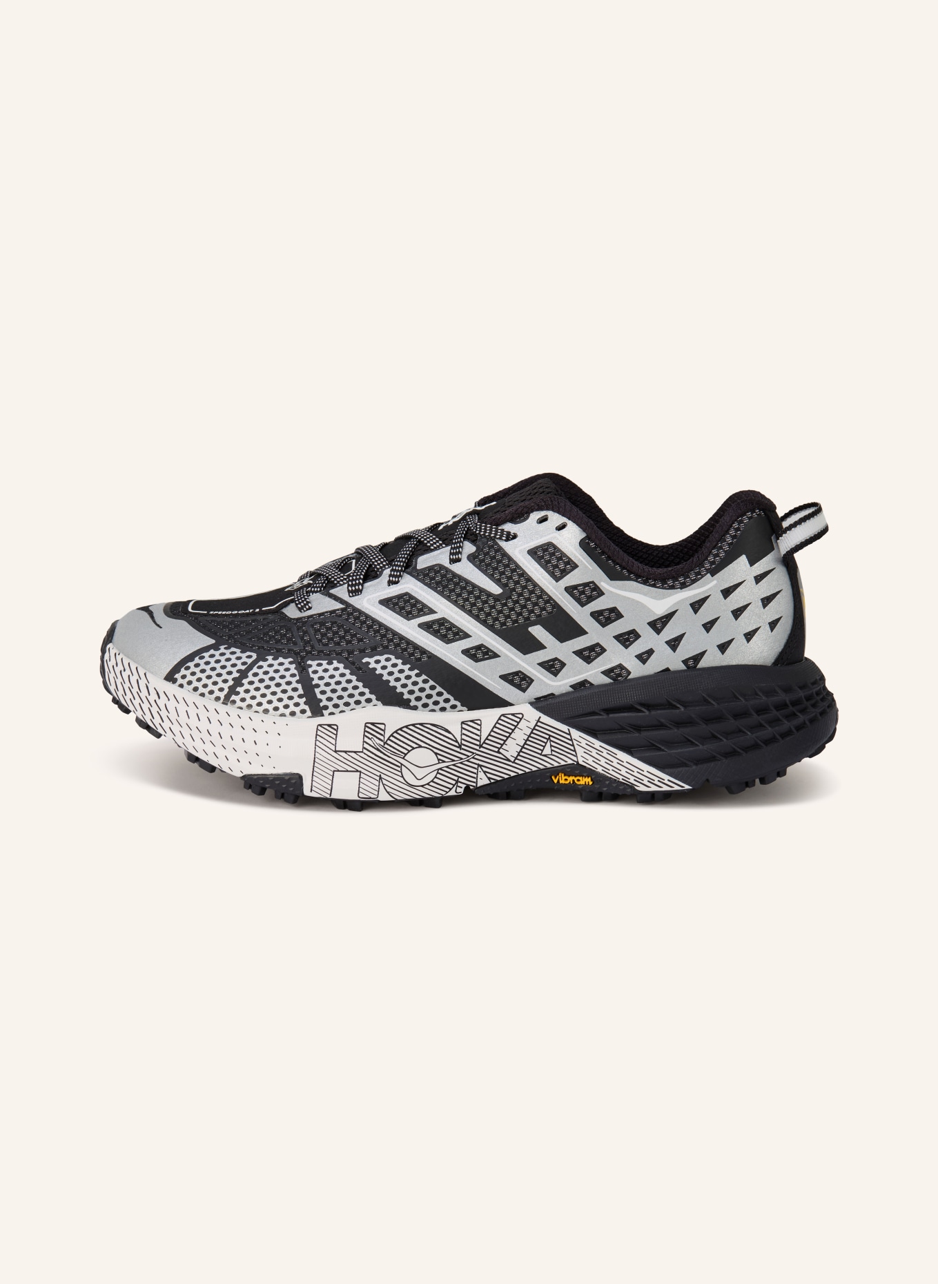 HOKA Sneaker SPEEDGOAT 2: ZWART / ZILVER / WIT