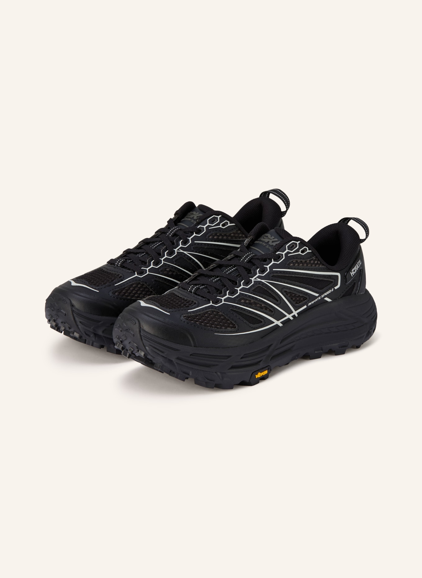 HOKA Baskets MAFATE SPEED 2: NOIR / GRIS FONCÉ