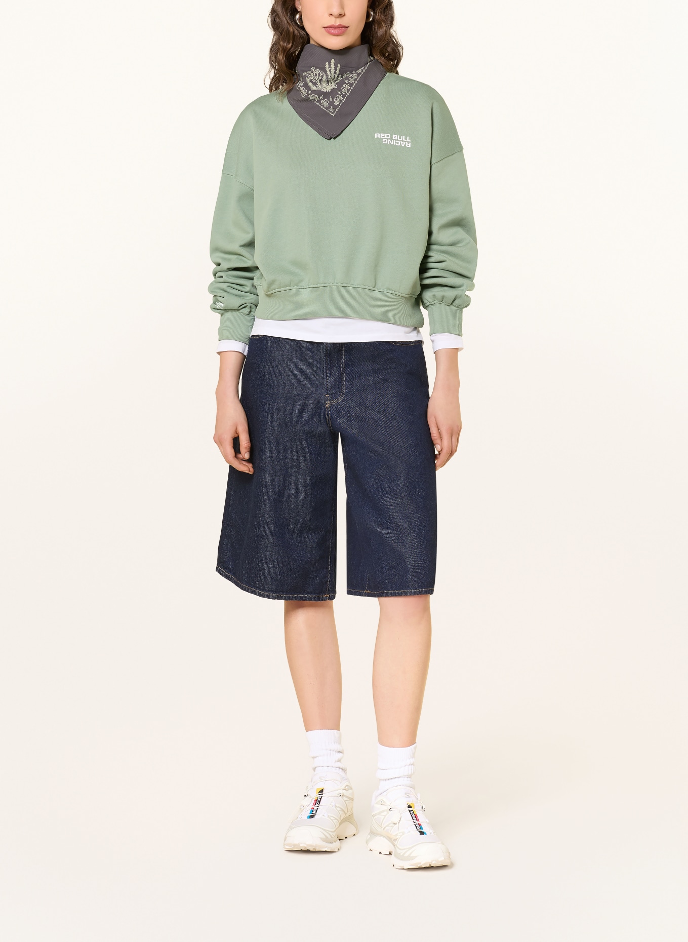 Red Bull RACING x PEPE JEANS Sweatshirt: LICHTGROEN