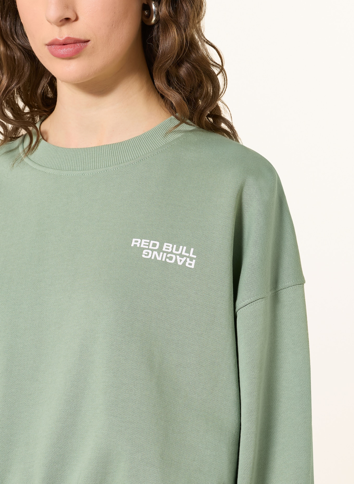 Red Bull RACING x PEPE JEANS Sweatshirt: LICHTGROEN