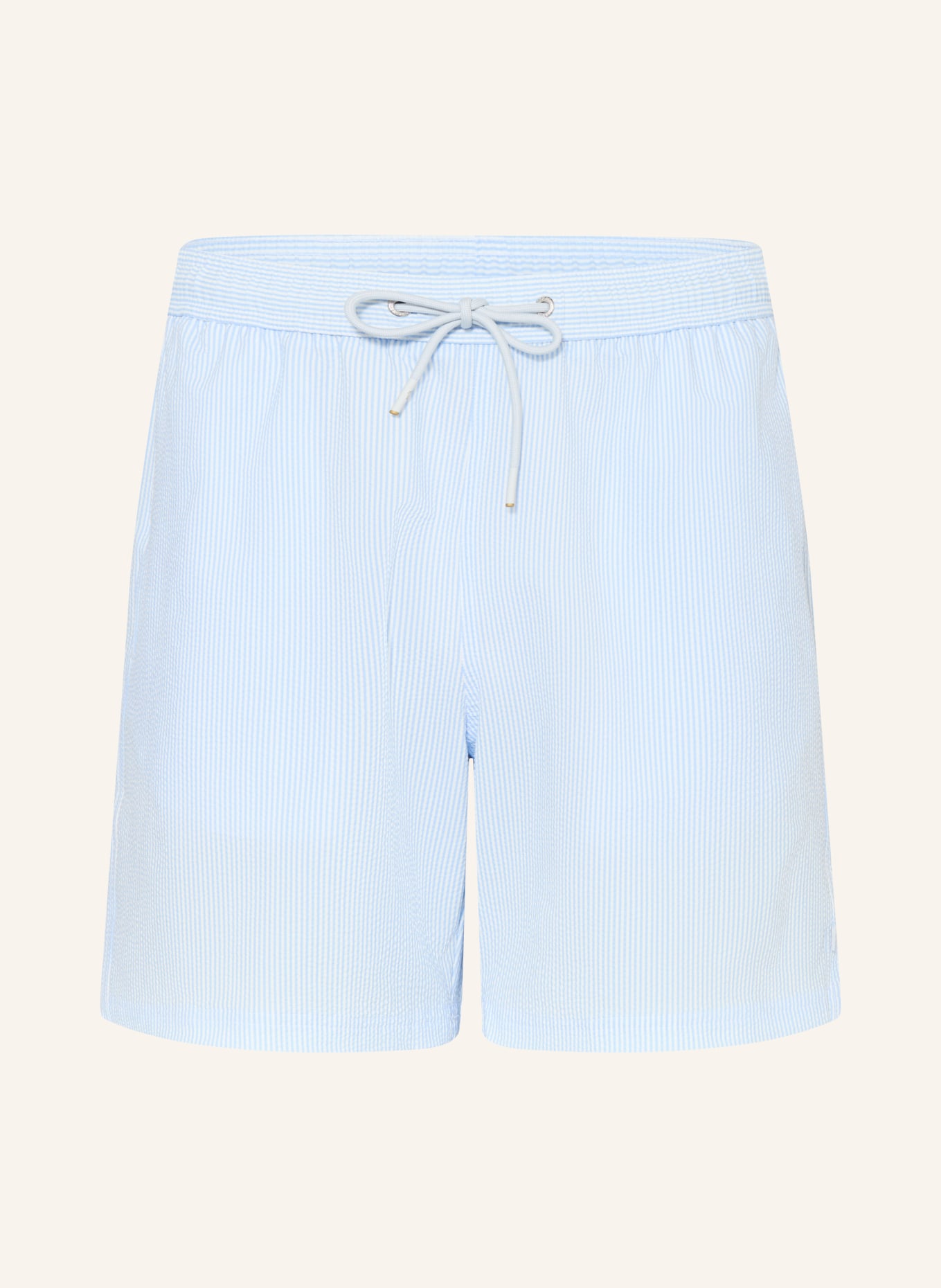 PAUL & SHARK Badeshorts: HELLBLAU / WEISS