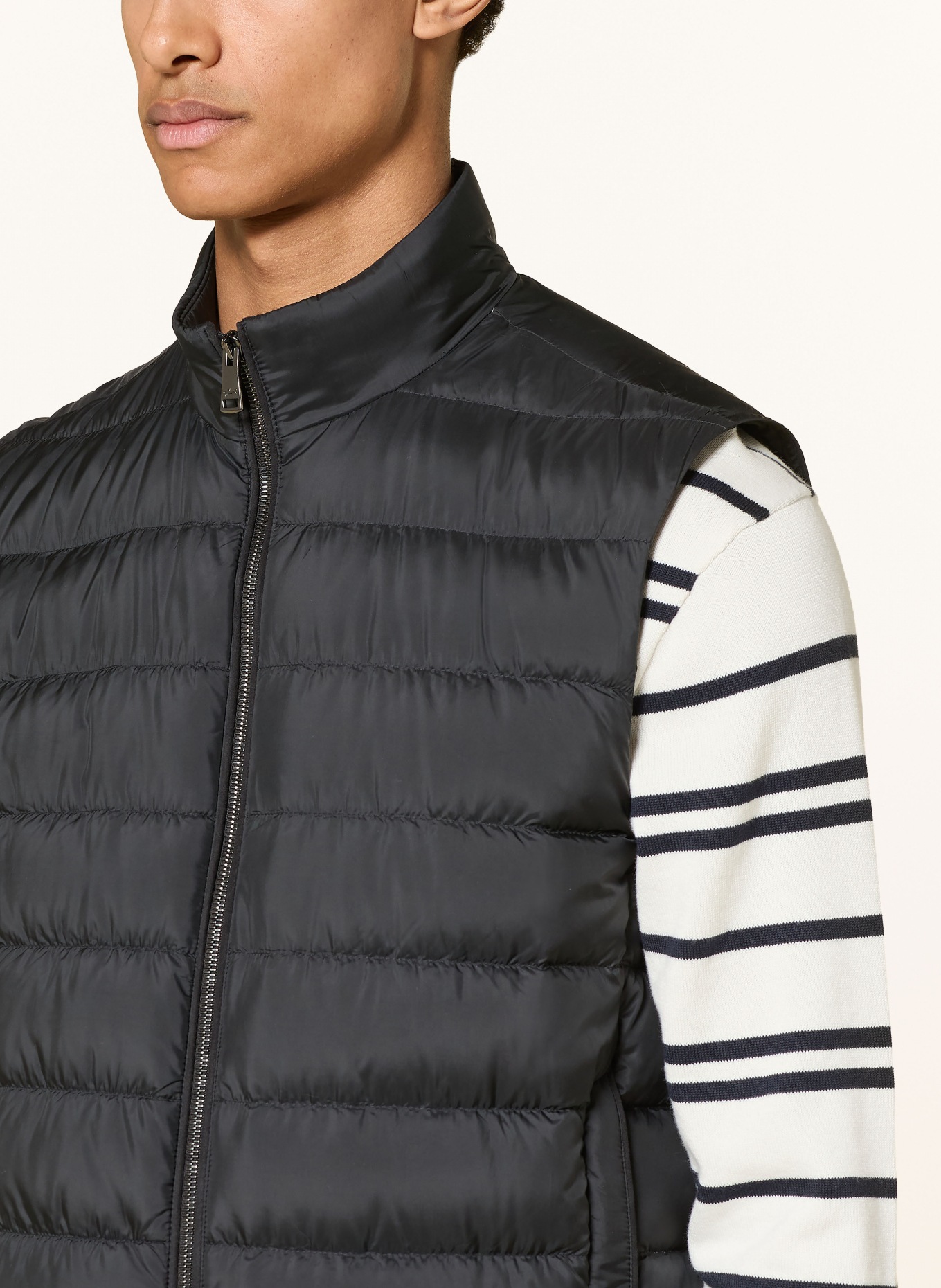 PAUL & SHARK Lightweight down vest: BLACK