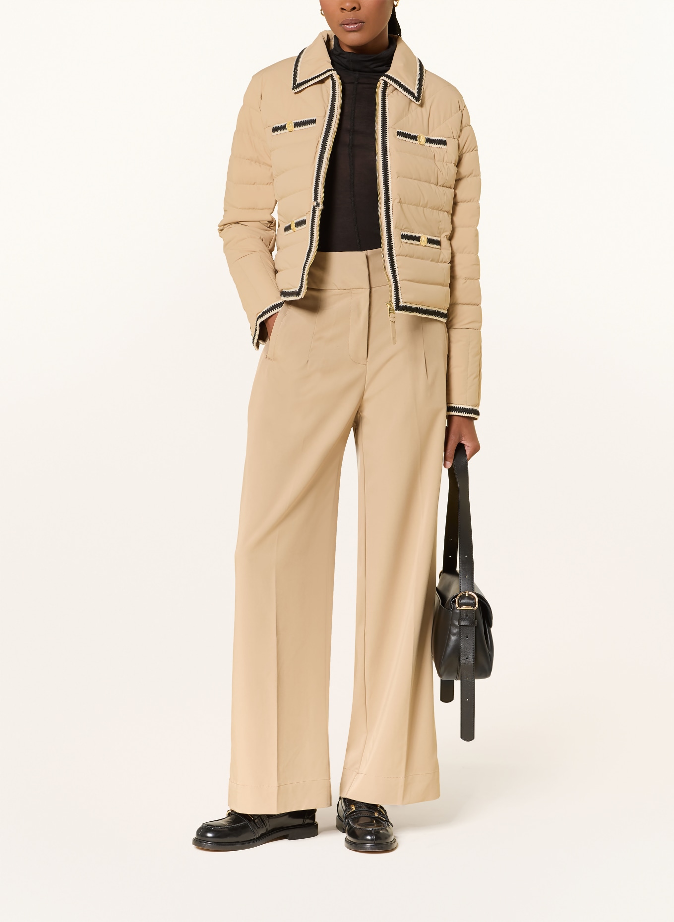 Mackage Daunenjacke PETUNIA: BEIGE / CREME / SCHWARZ