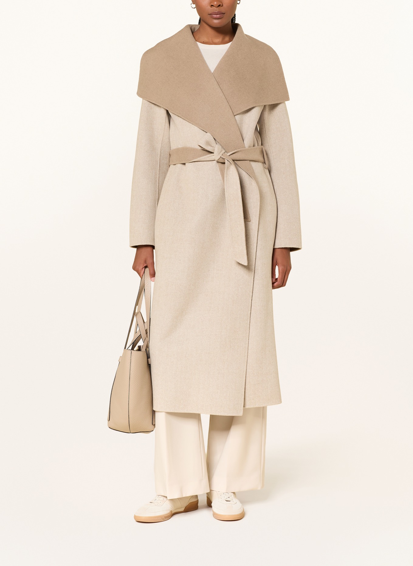 Mackage Wollmantel MAI-HB zum Wenden: BRAUN / HELLBRAUN