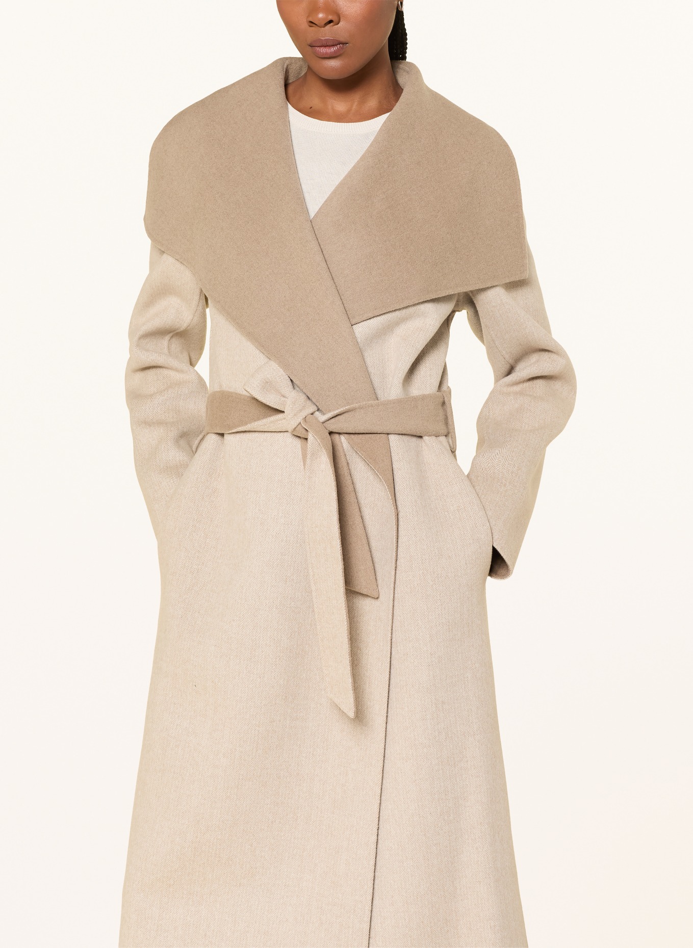 Mackage Wollmantel MAI-HB zum Wenden: BRAUN / HELLBRAUN