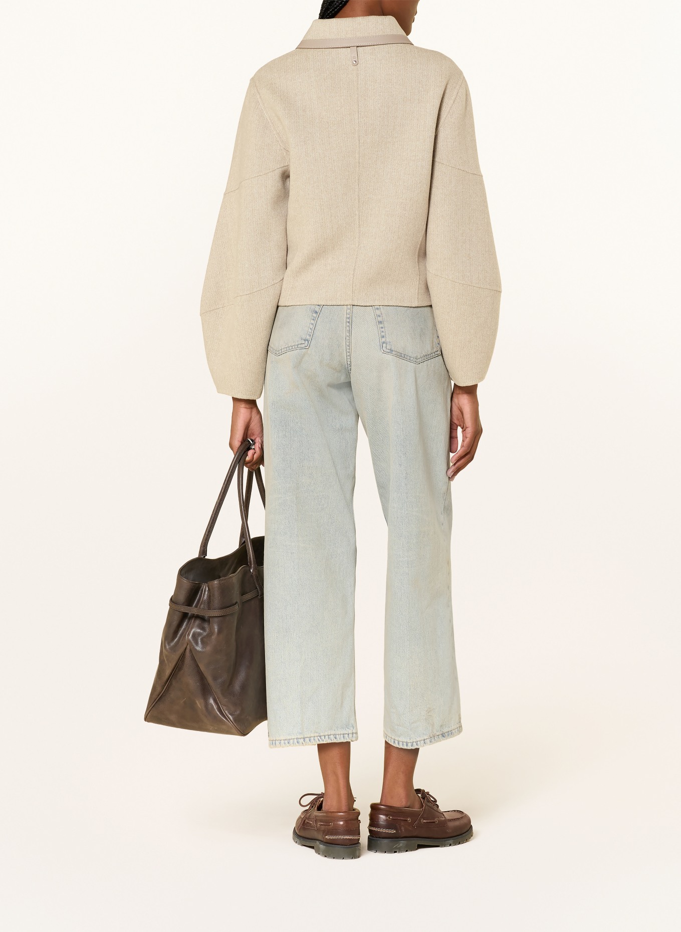 Mackage Kastenjacke SOLANA: HELLBRAUN / CREME