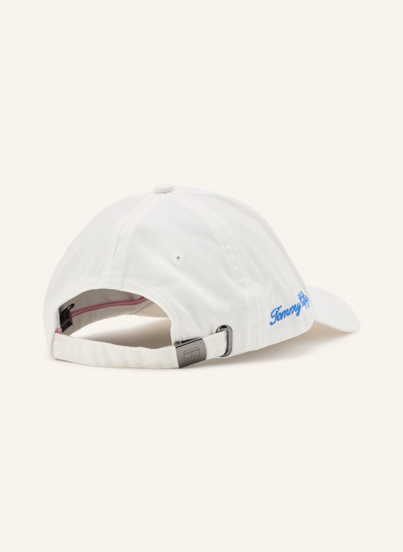 TOMMY HILFIGER cap: WHITE / BLUE