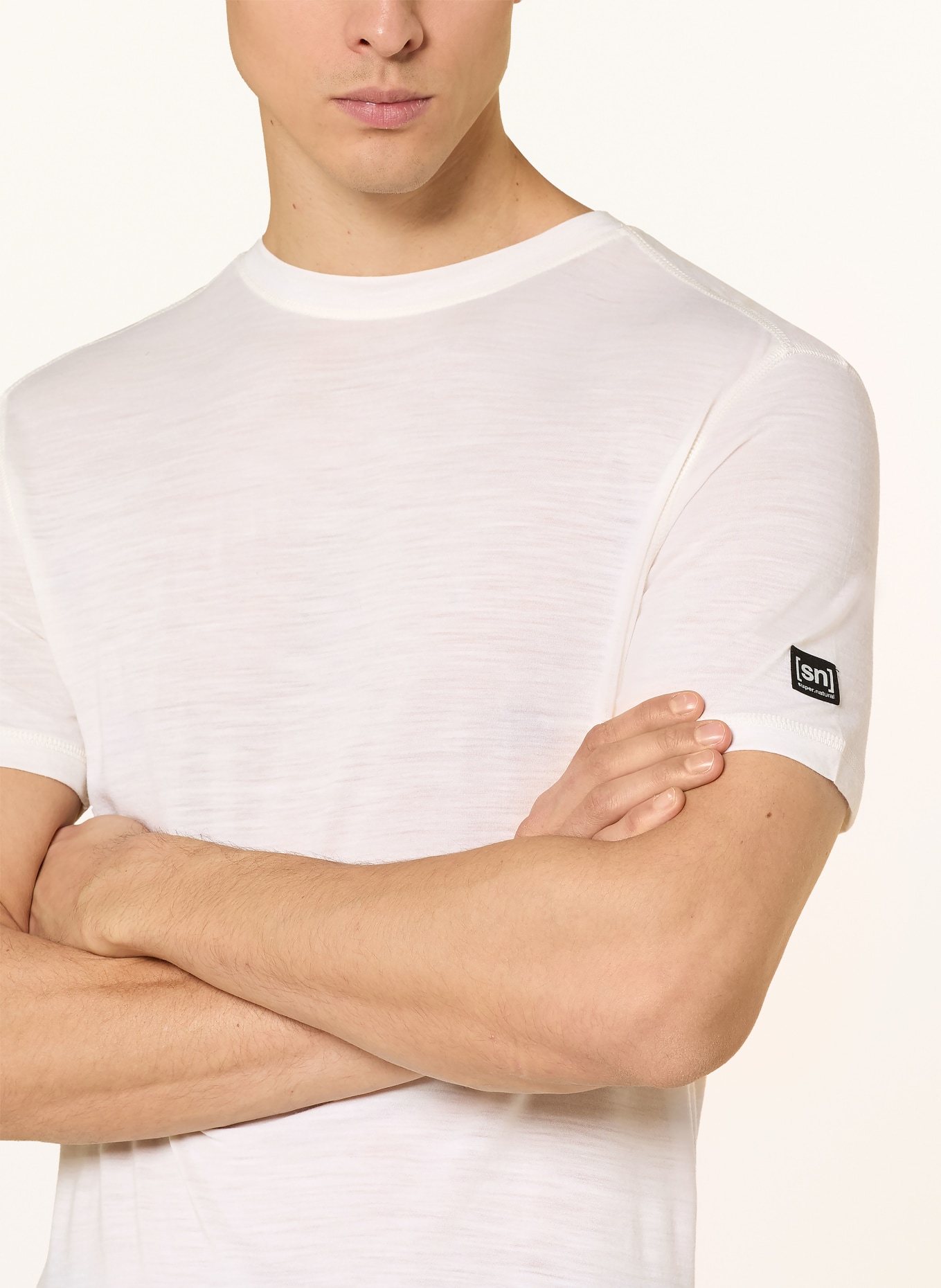 super.natural T-shirt SIERRA140 z wełną merino: BIAŁY