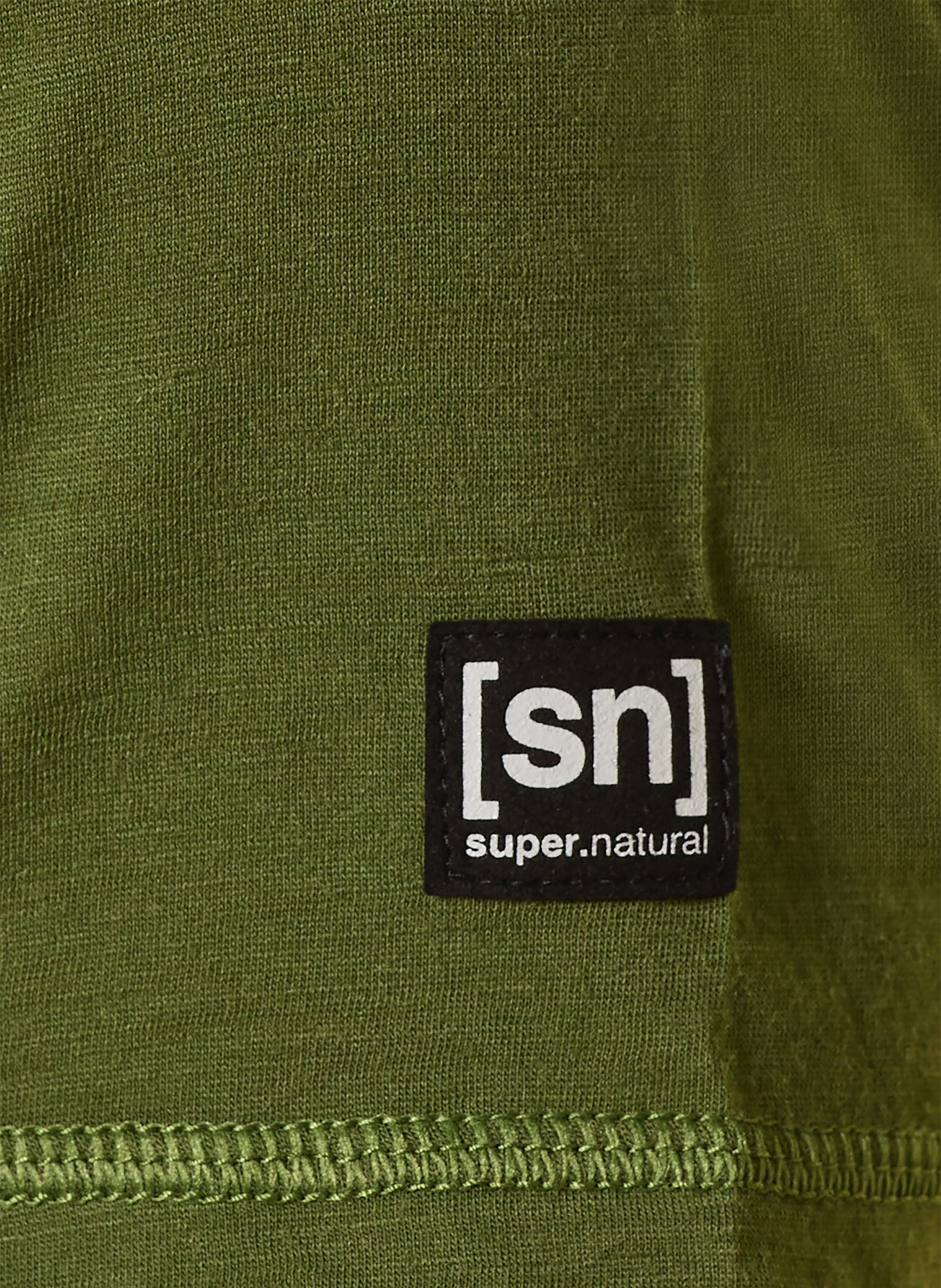 super.natural T-shirt SIERRA140 z wełną merino: OLIWKOWY