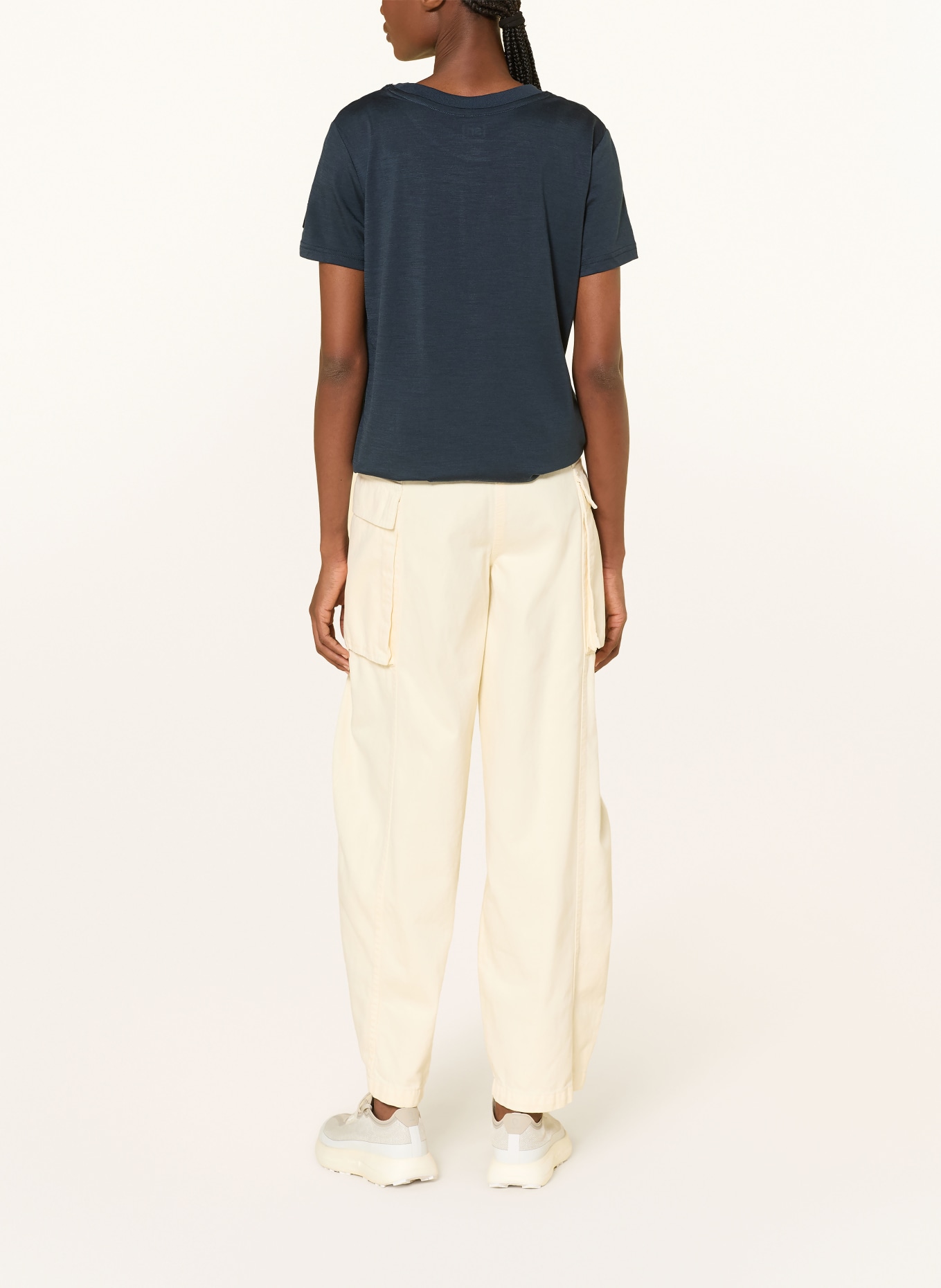 super.natural T-Shirt CASUAL RIB: DUNKELBLAU