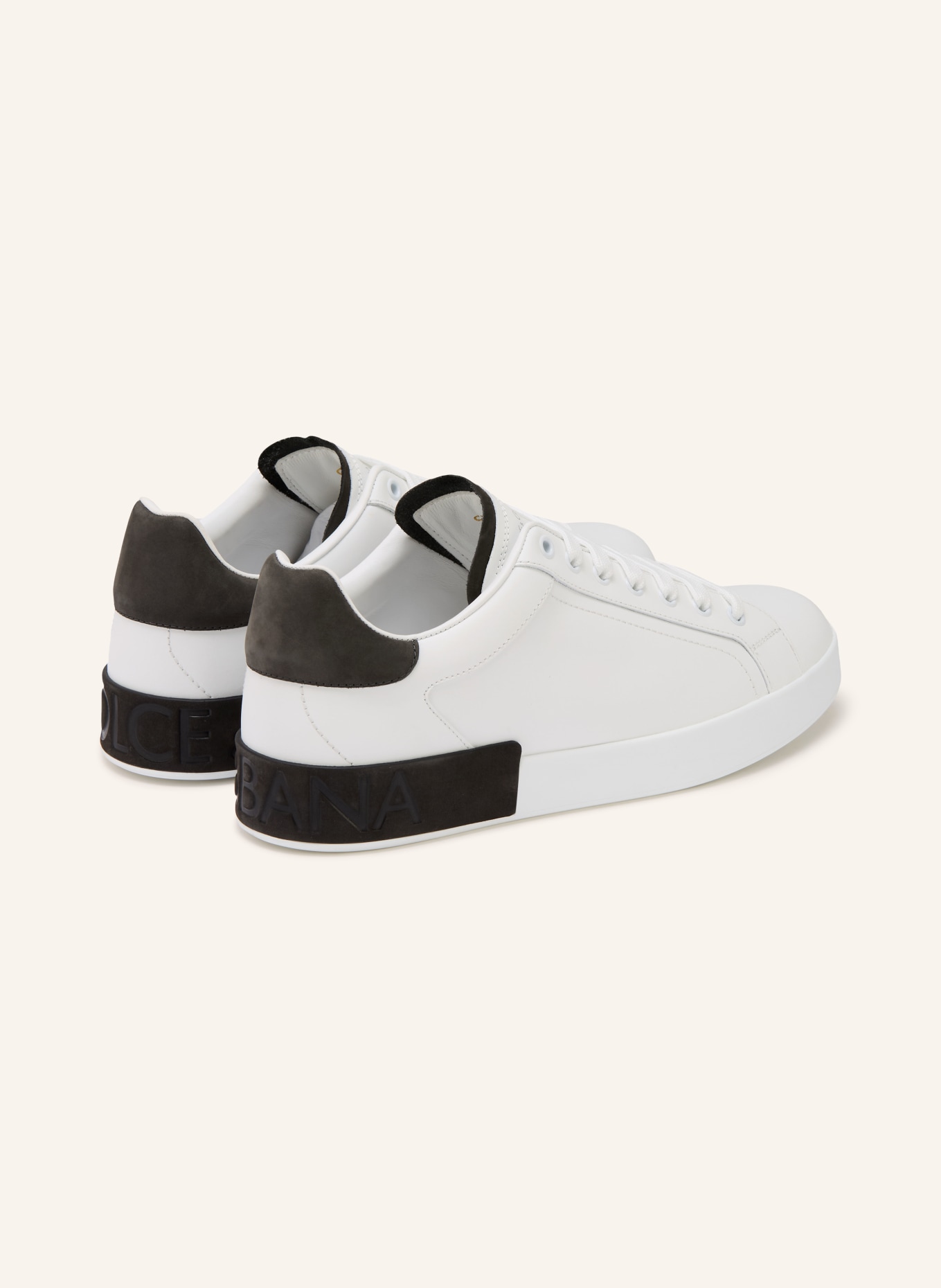 DOLCE & GABBANA Sneaker: WEISS / SCHWARZ