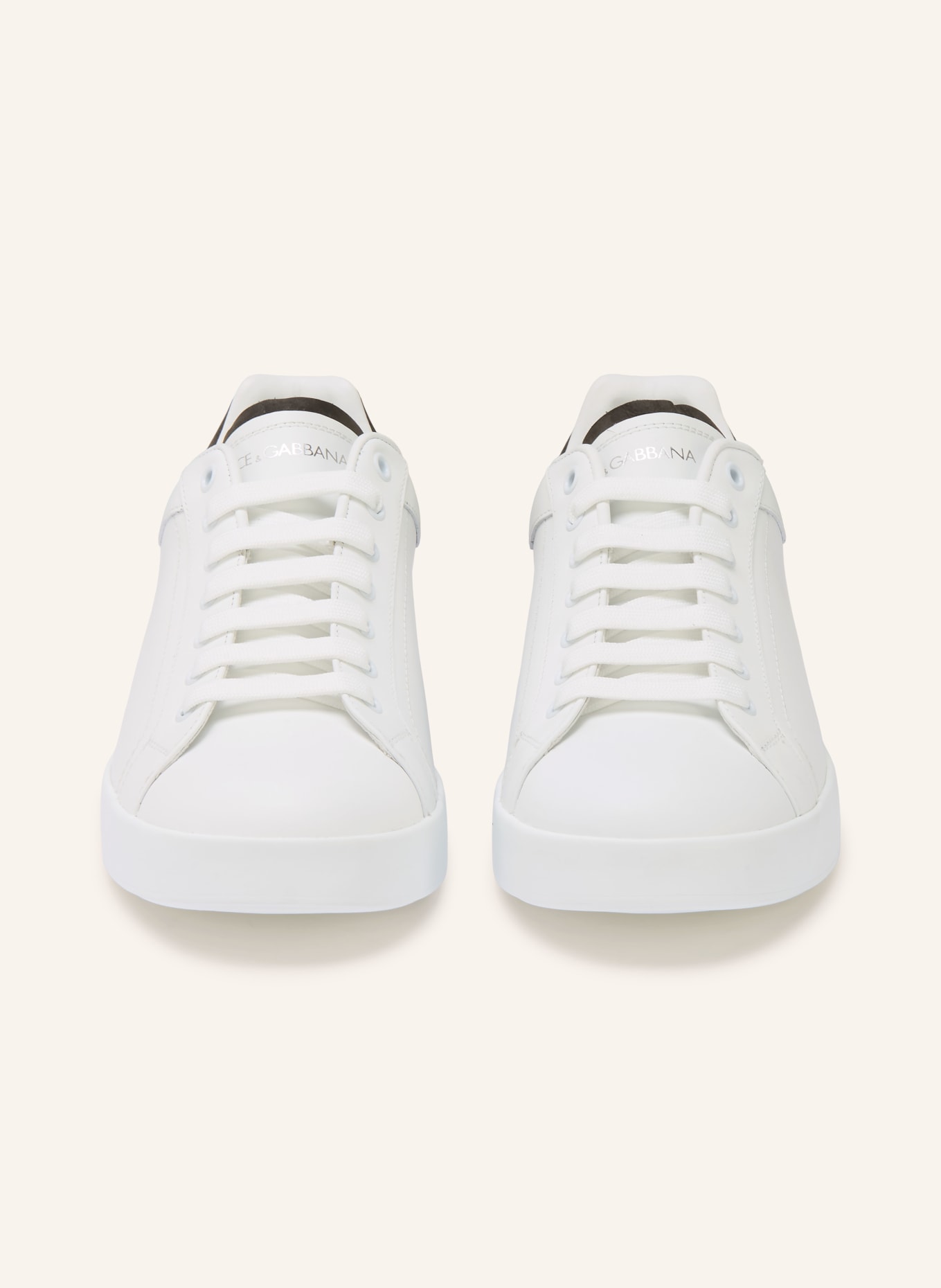 DOLCE & GABBANA Sneaker: WEISS / SCHWARZ