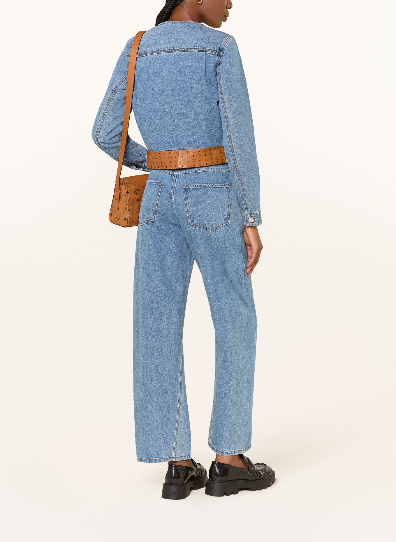 MCM Džíny s širokými nohavicemi: 1H LIGHT DENIM