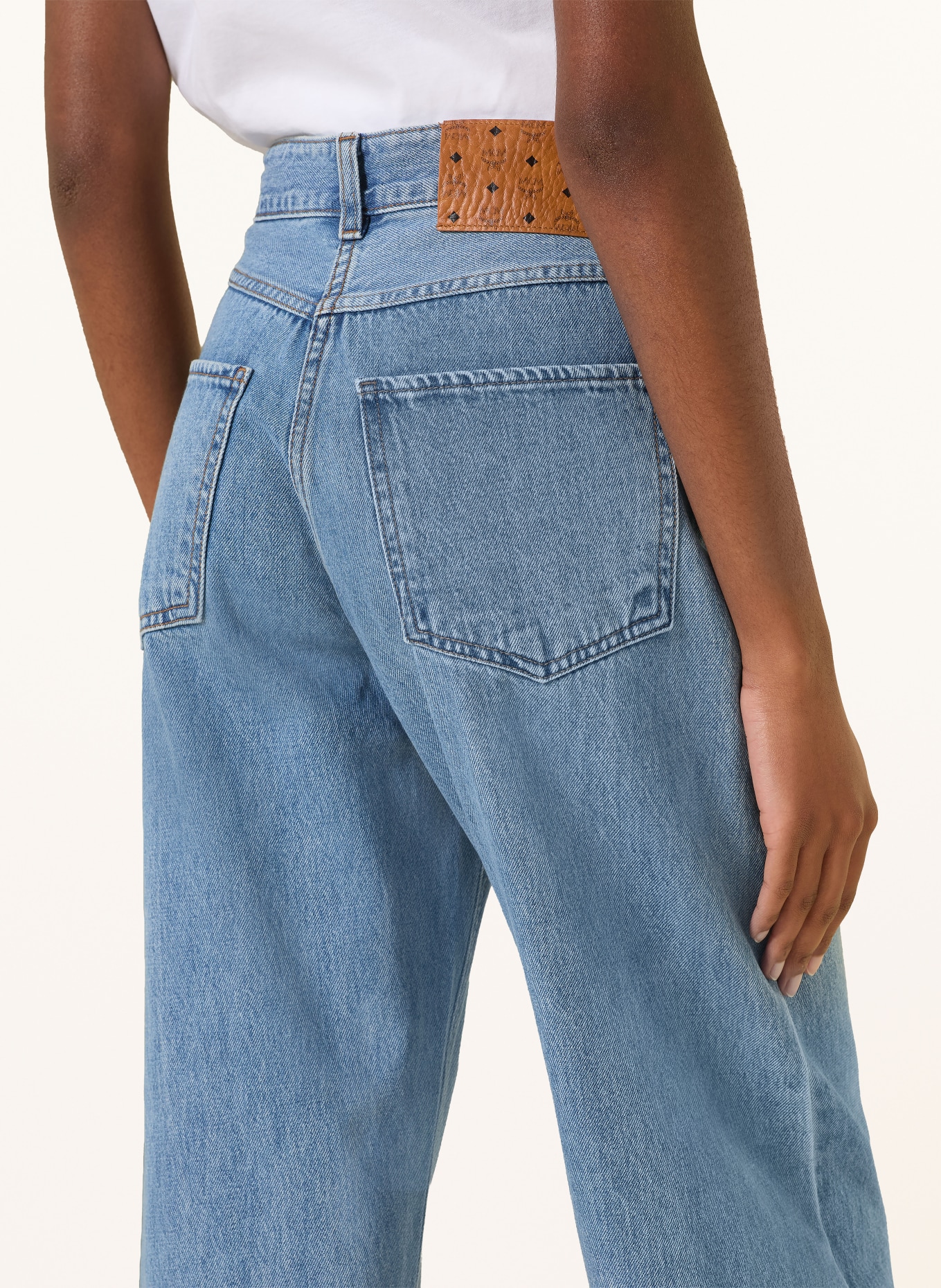 MCM Džíny s širokými nohavicemi: 1H LIGHT DENIM