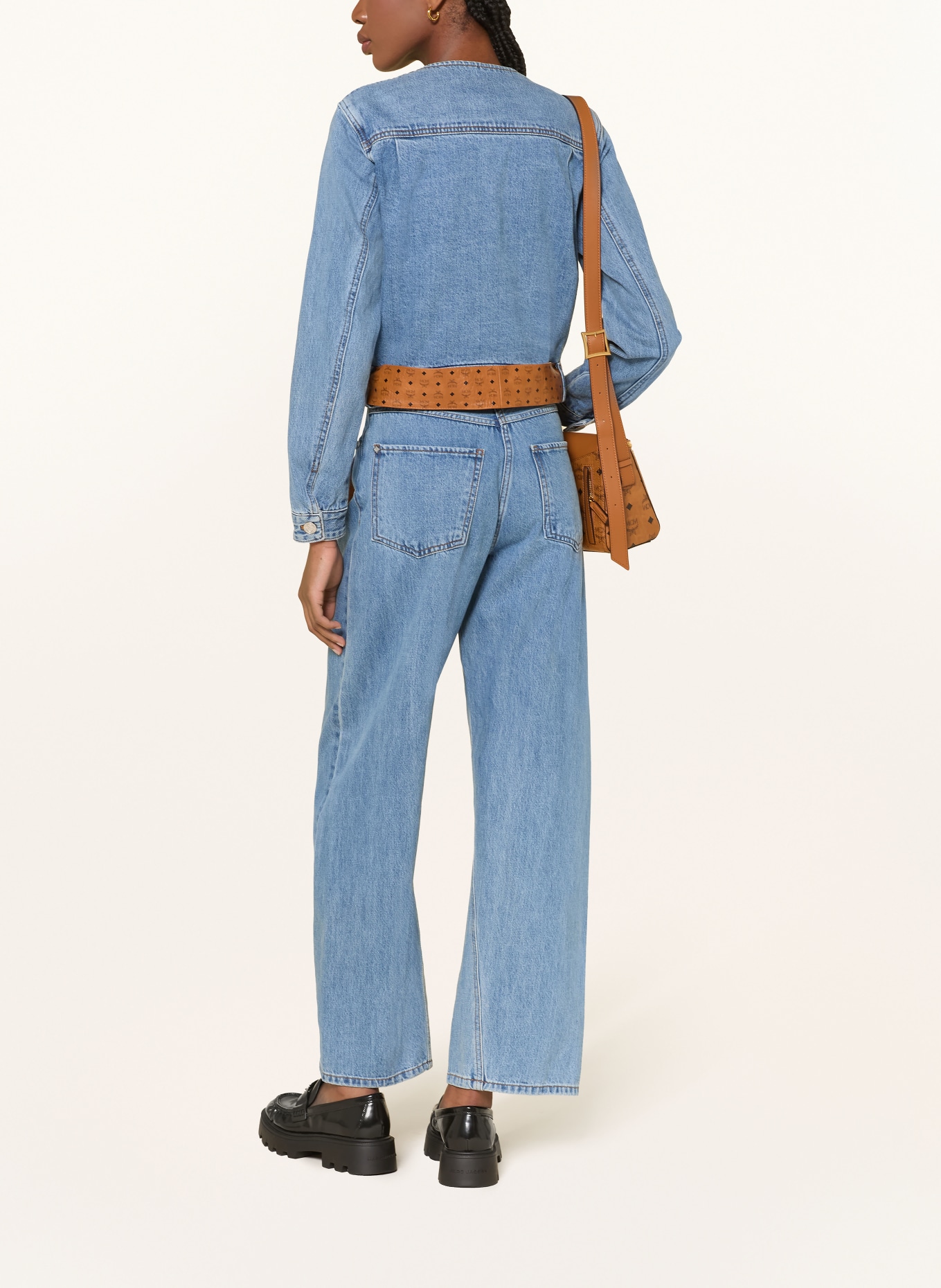 MCM džínová bunda: 1H LIGHT DENIM