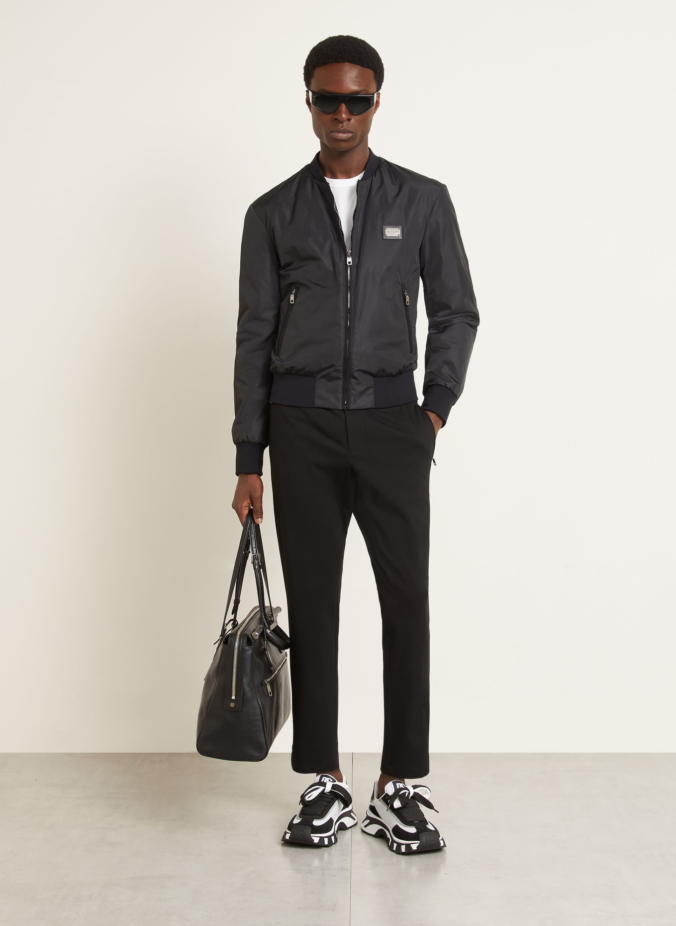 DOLCE & GABBANA Bomber jacket: BLACK