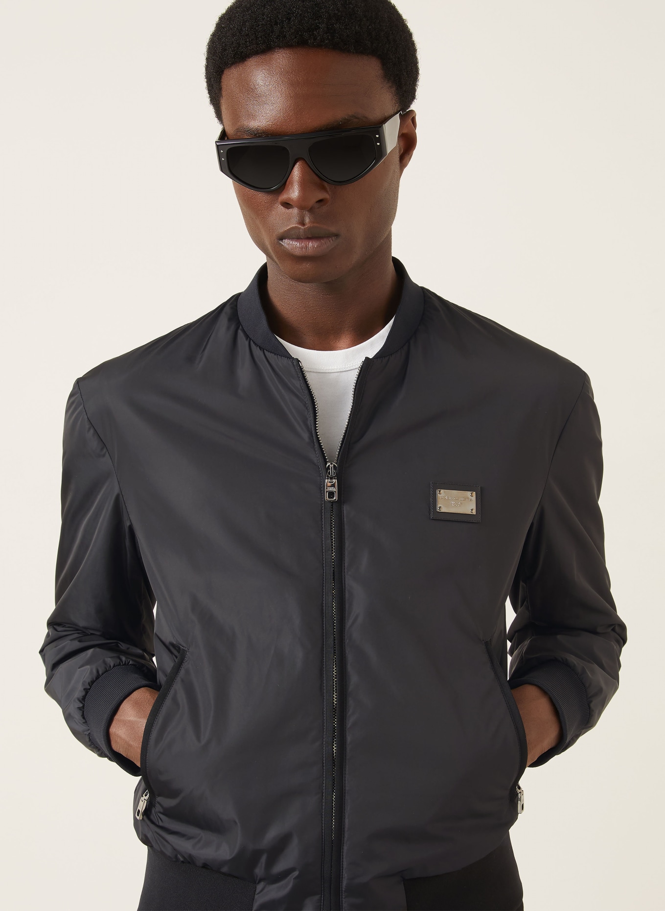 DOLCE & GABBANA Bomber jacket: BLACK