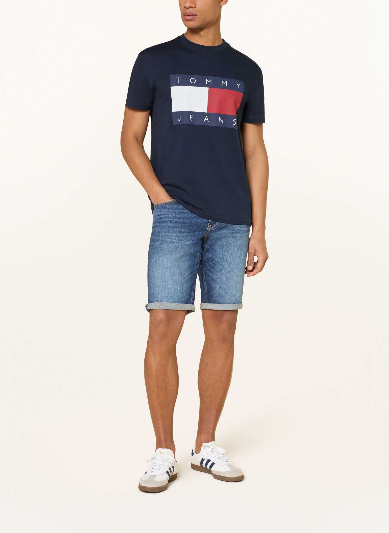 TOMMY JEANS Jeansshorts RONNIE: 1BK Denim Dark