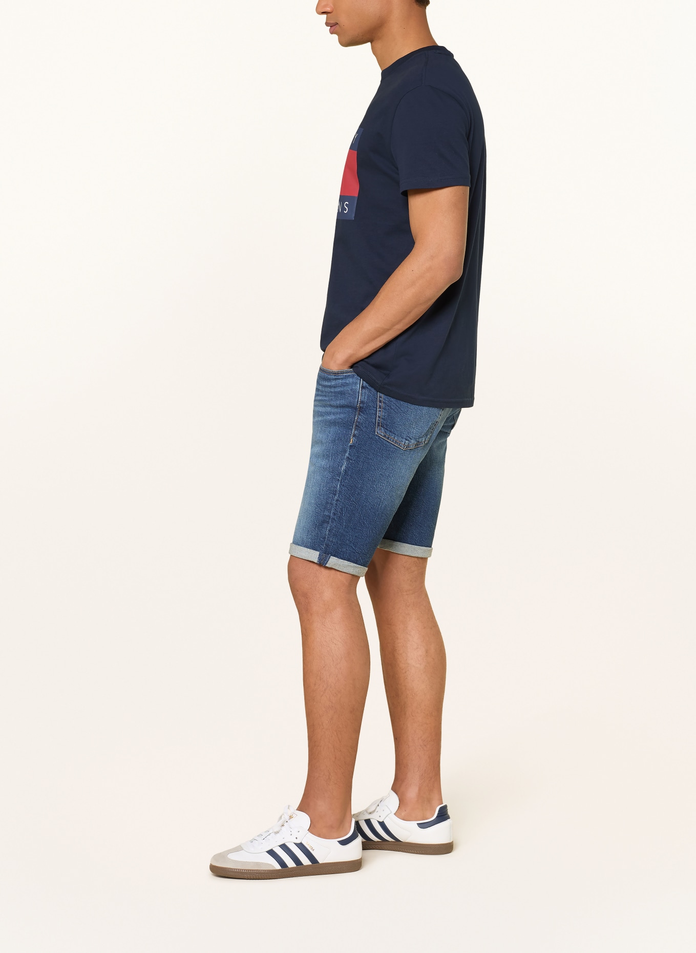 TOMMY JEANS Jeansshorts RONNIE: 1BK Denim Dark
