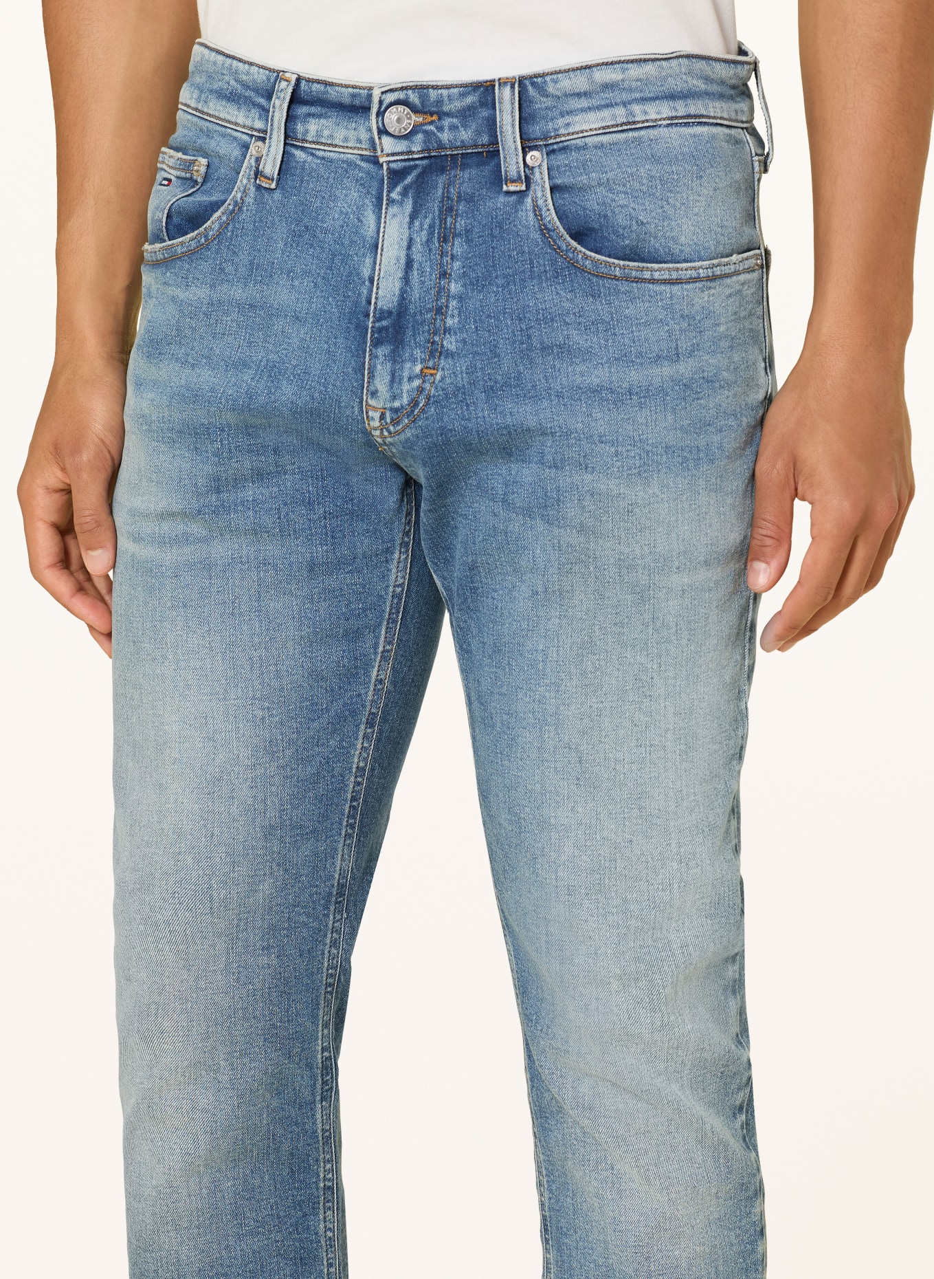 TOMMY JEANS Jeans SCANTON Slim Fit: 1A5 Denim Medium