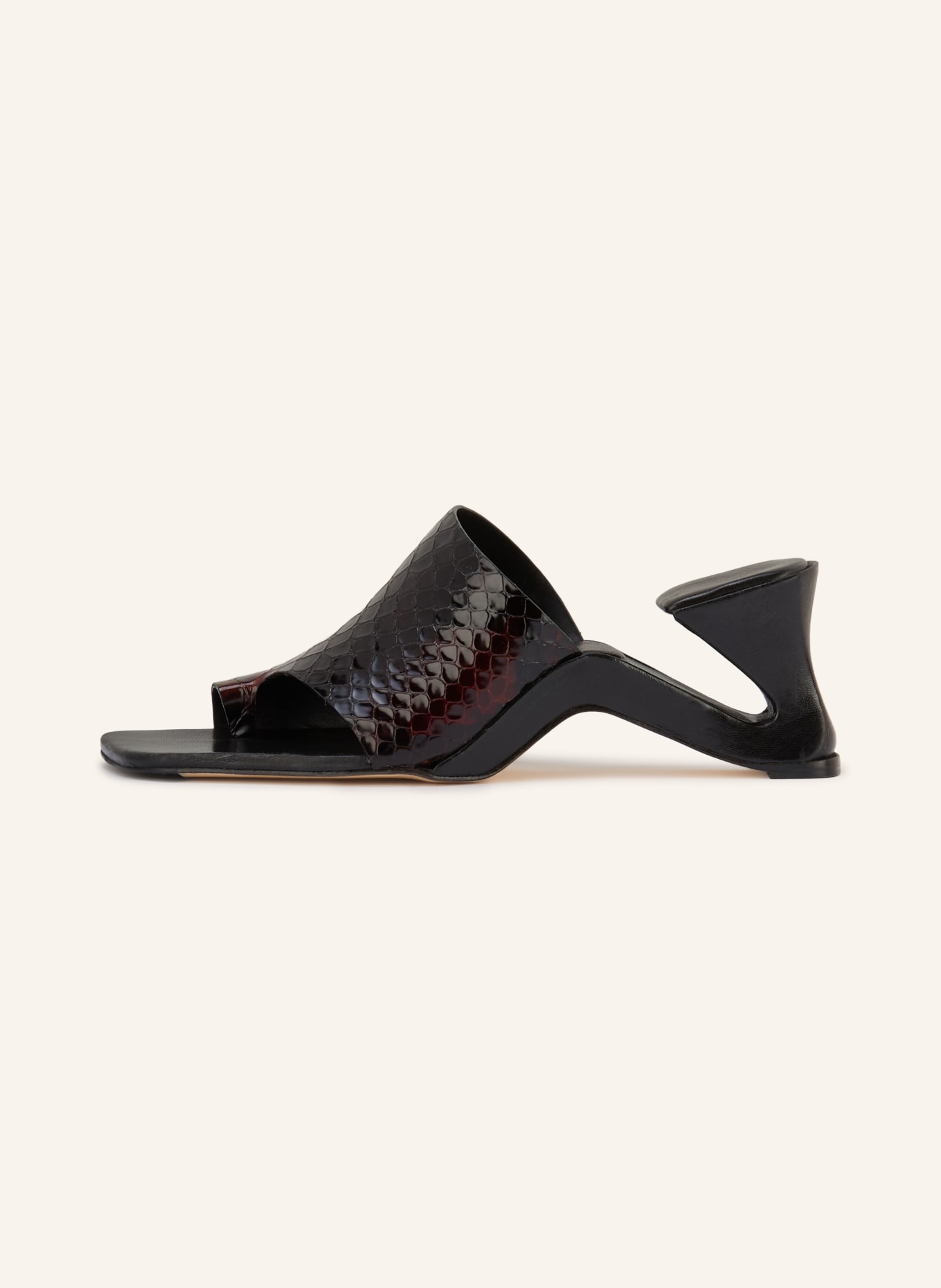 MIISTA GAELLE toe separators: BROWN / BLACK