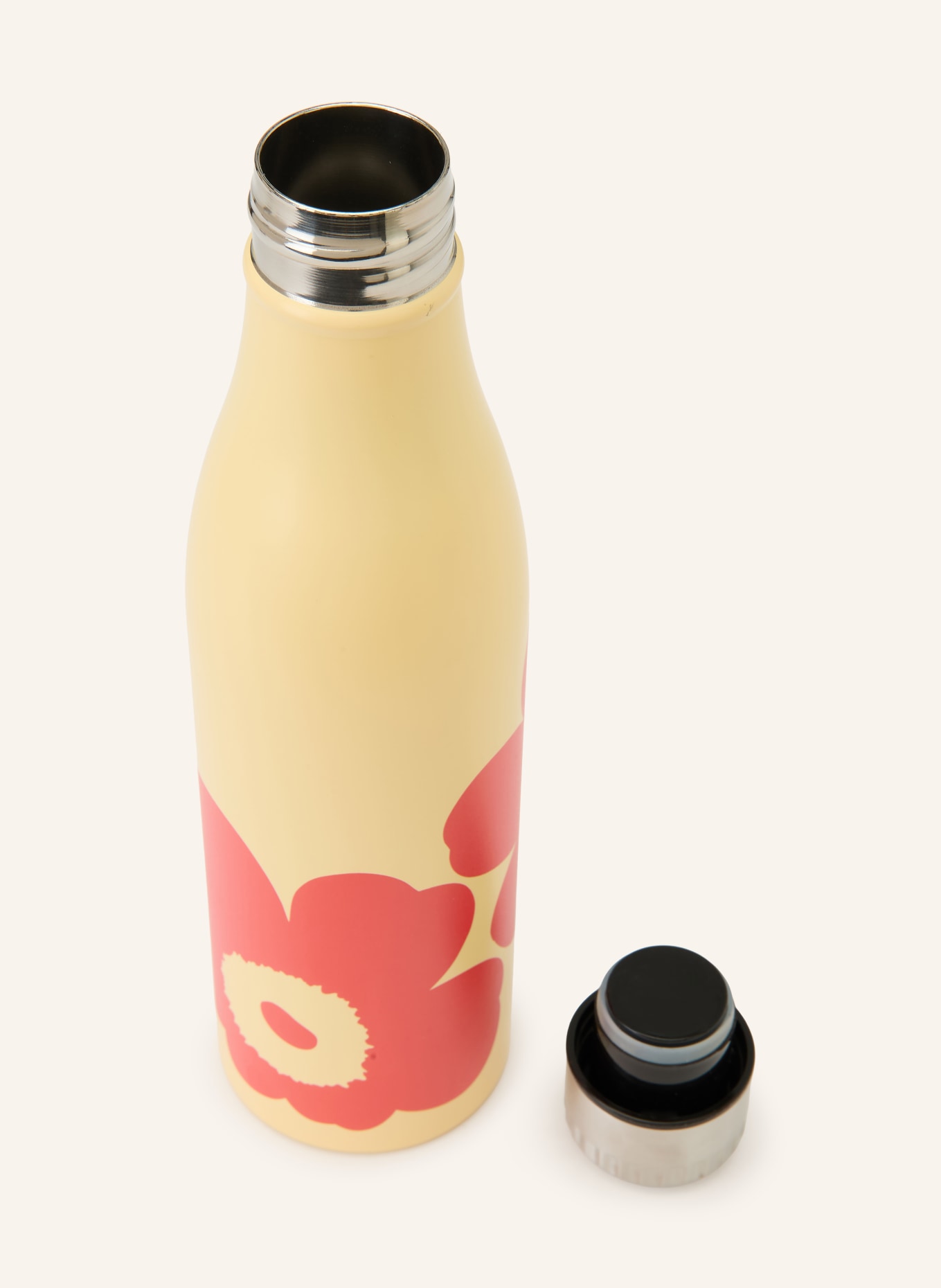 marimekko Insulated bottle: YELLOW / SILVER / ORANGE