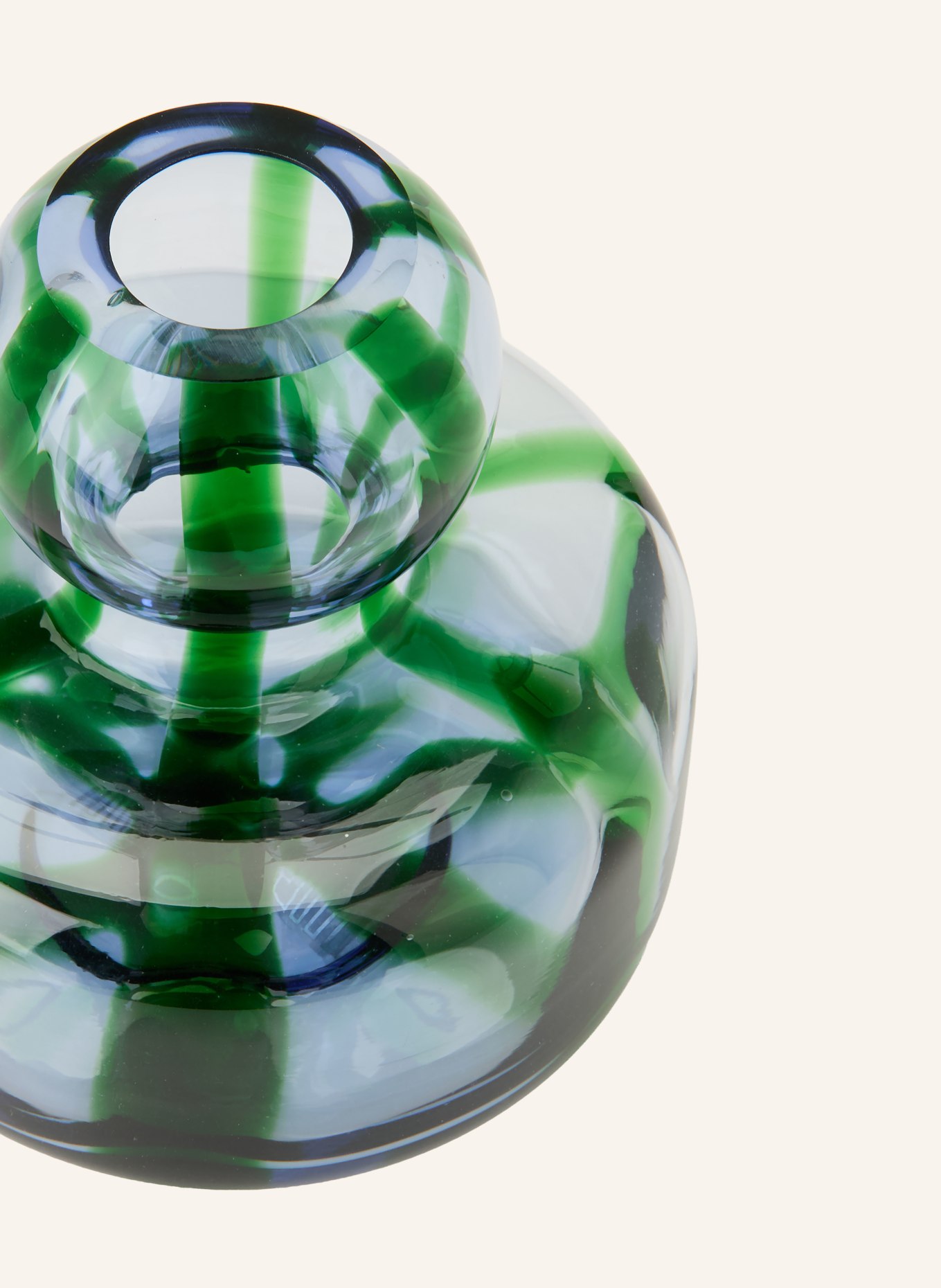 marimekko Vase FLOWER: BLEU CLAIR / VERT