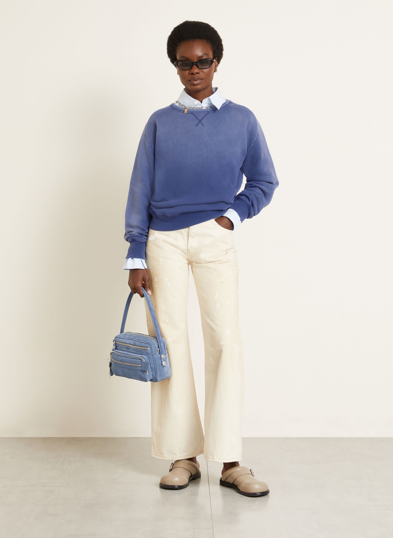 Acne Studios Sweatshirt: HELLBLAU
