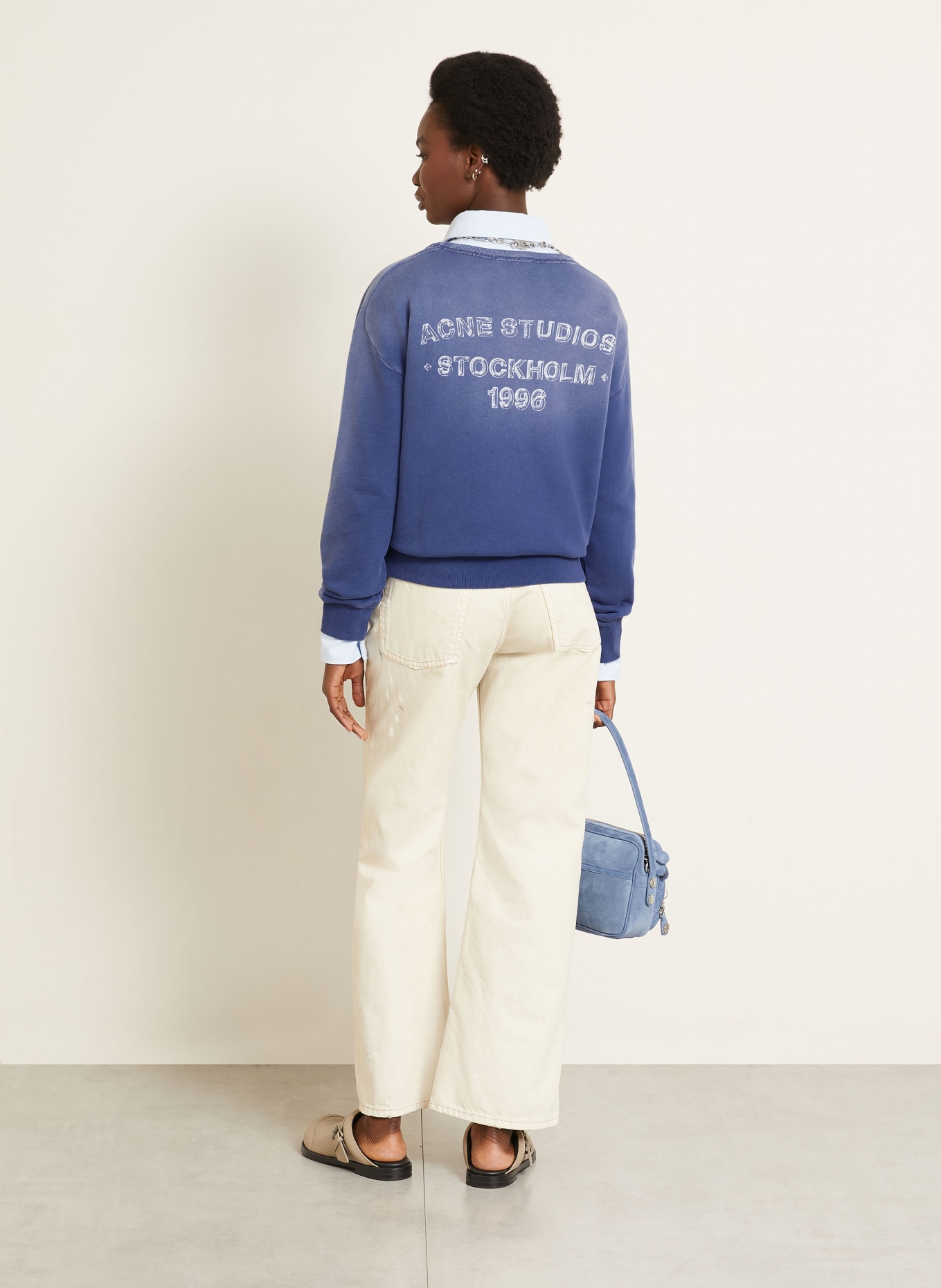 Acne Studios Sweatshirt: HELLBLAU