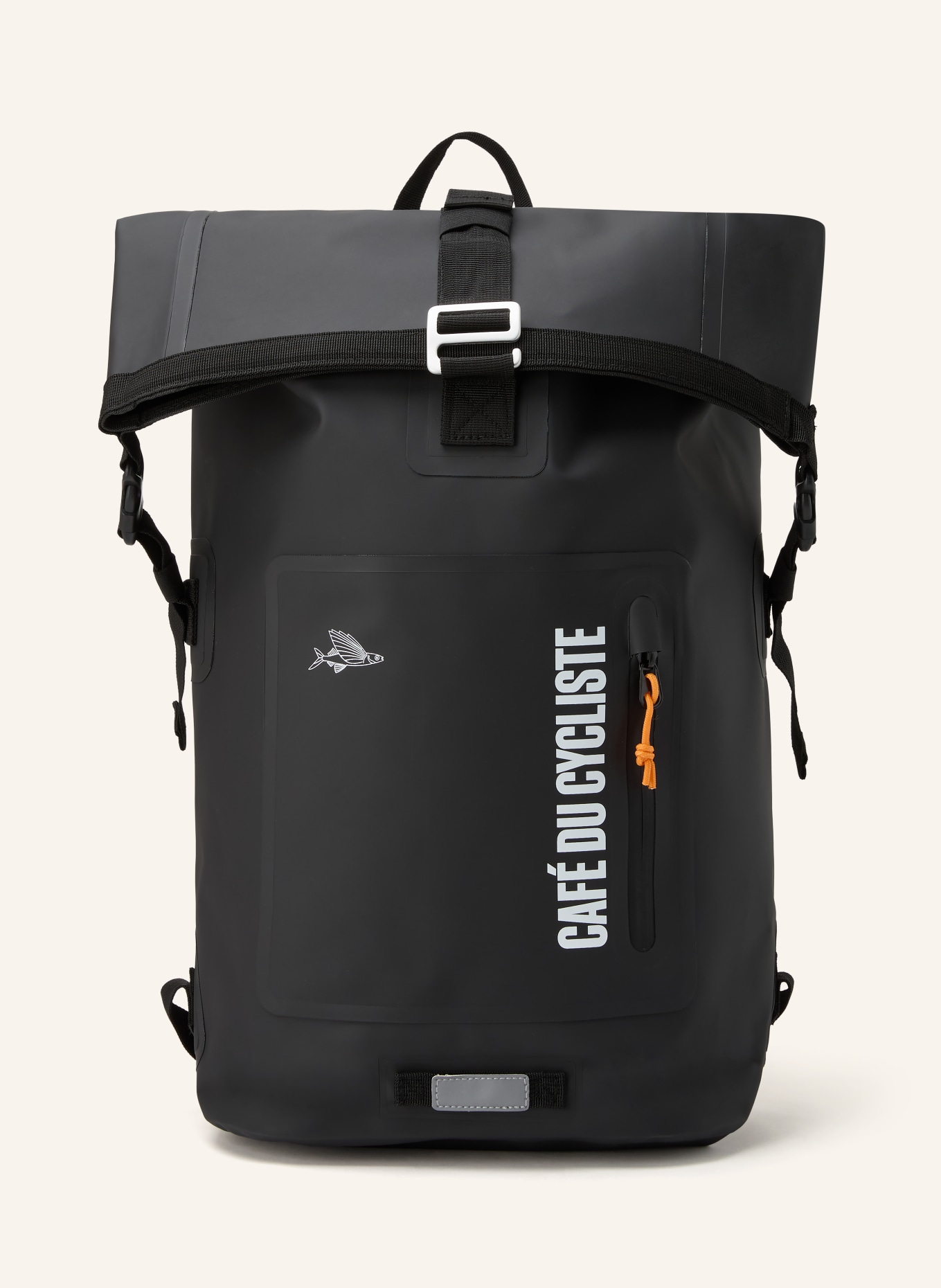 CAFÉ DU CYCLISTE Rucksack mit Laptop-Fach: SCHWARZ
