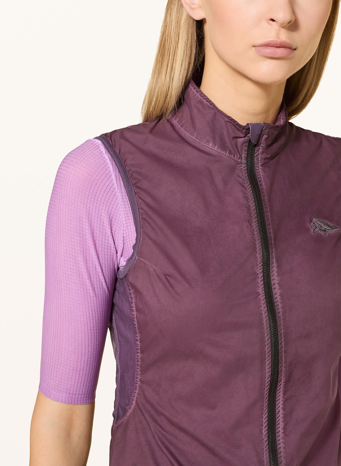 CAFÉ DU CYCLISTE Gilet de cyclisme EDITH: LILAS FONCÉ