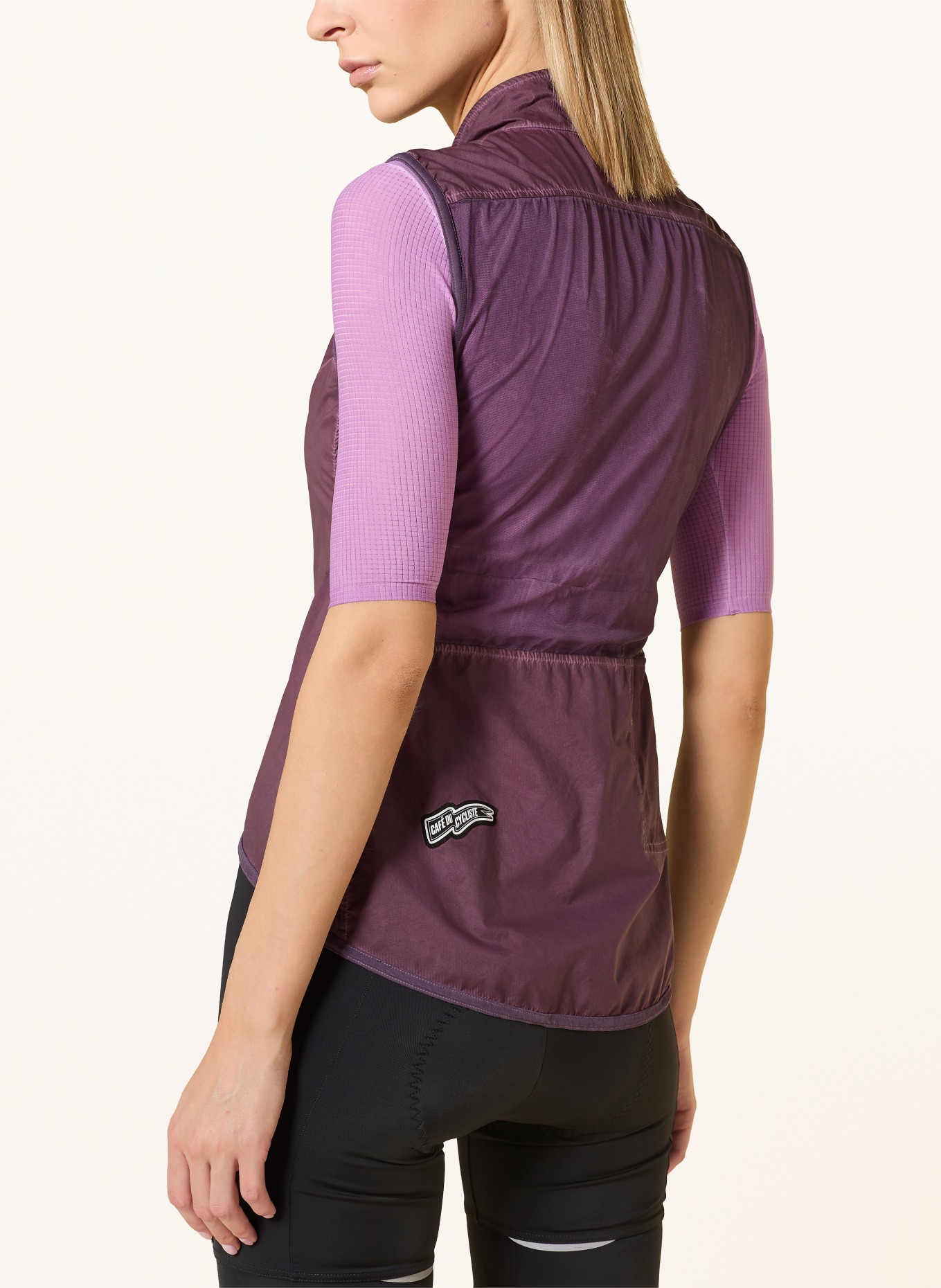 CAFÉ DU CYCLISTE Gilet de cyclisme EDITH: LILAS FONCÉ